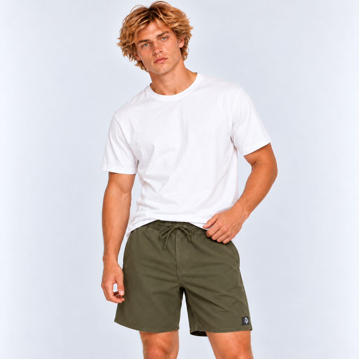 Short Men IPD Foundation E-Waist Walkshort Olive