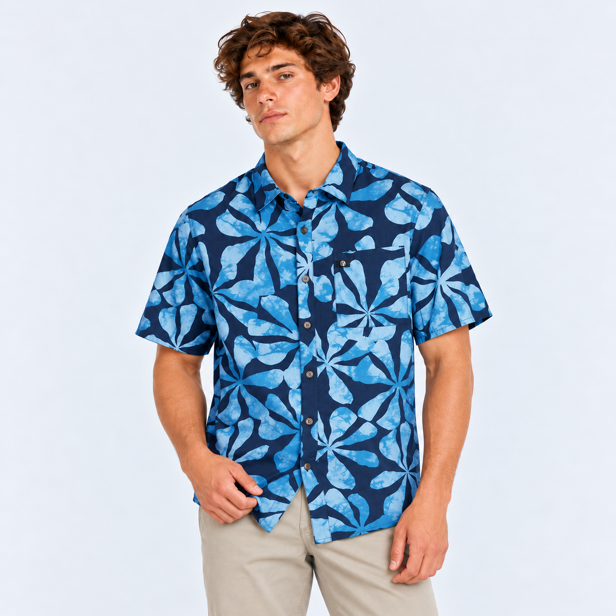 Camisa Men IPD Spinner Button Navy