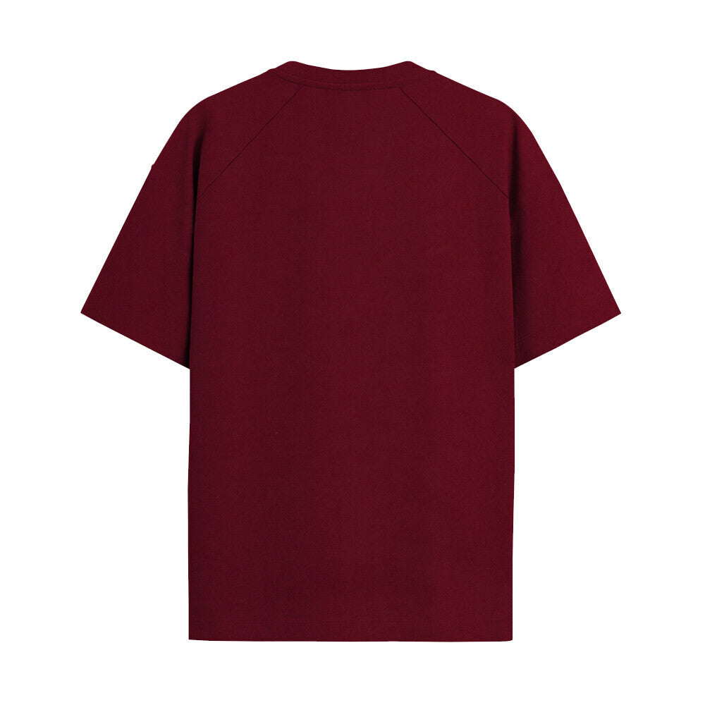 Polera Nixon Men Tiny Logo Burgundy