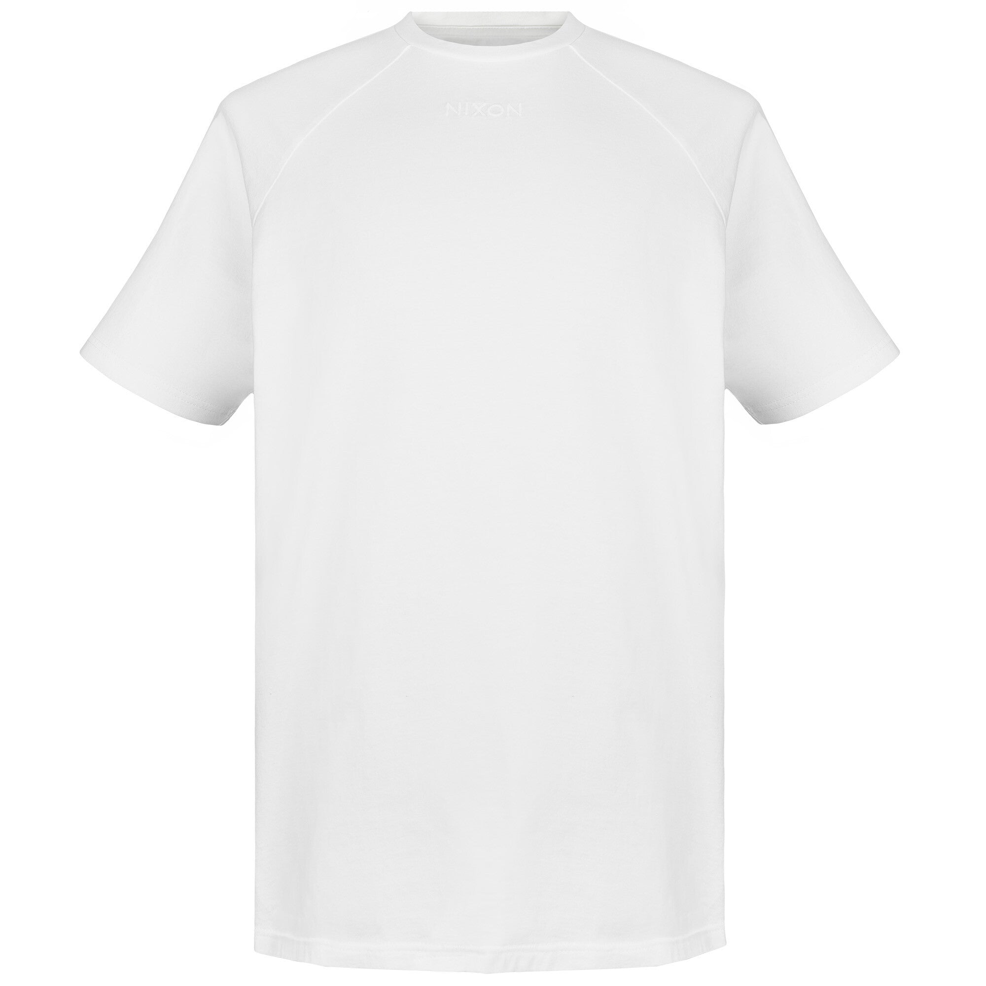 Polera Nixon Men Tiny Logo White