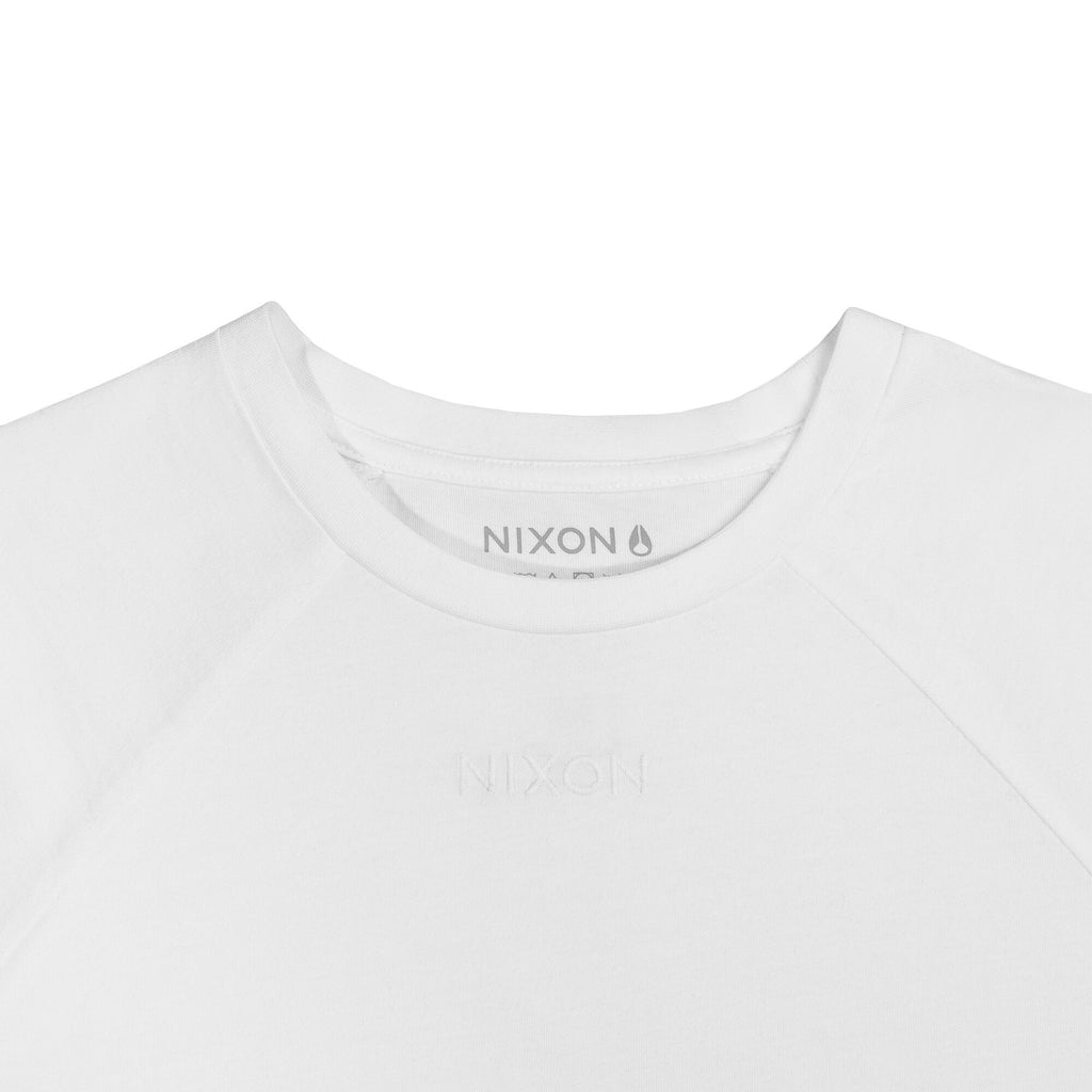 Polera Nixon Men Tiny Logo White