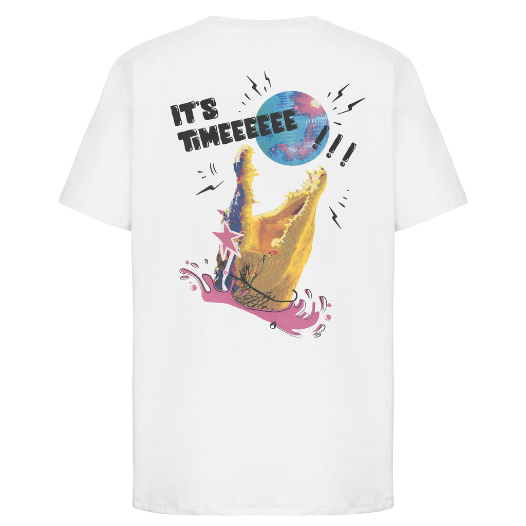 Polera Nixon Men Crocodile White