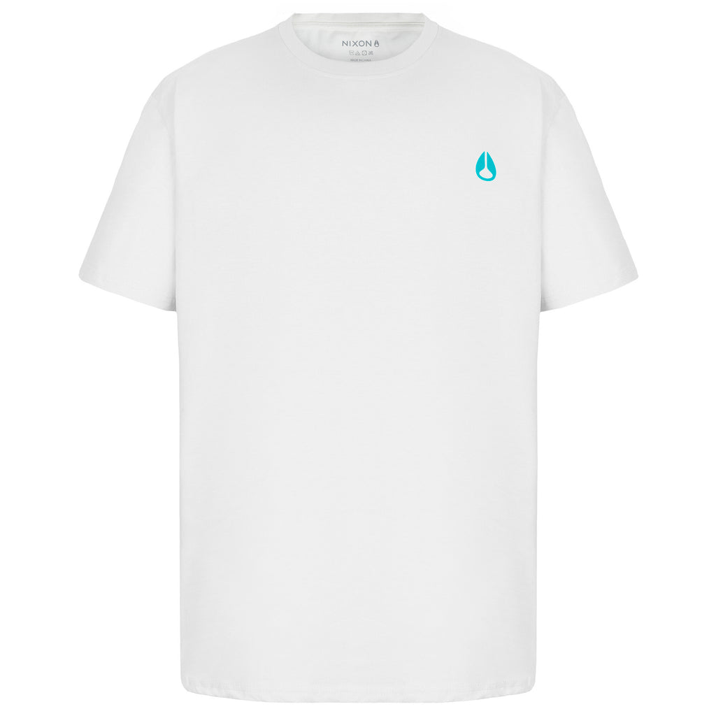 Polera Nixon Men Don’t Stop Time Racoon White