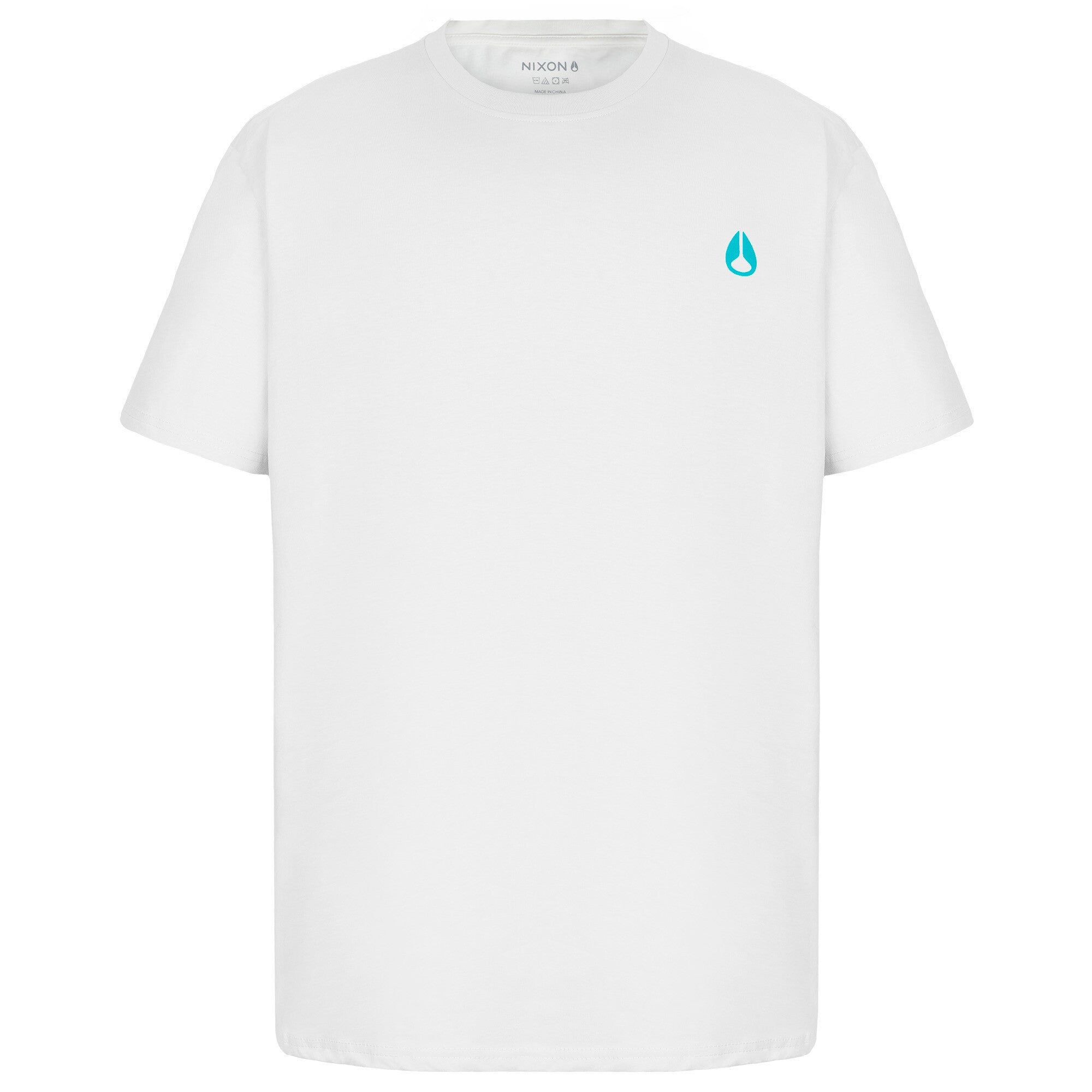 Polera Nixon Men Don’t Stop Time Racoon White