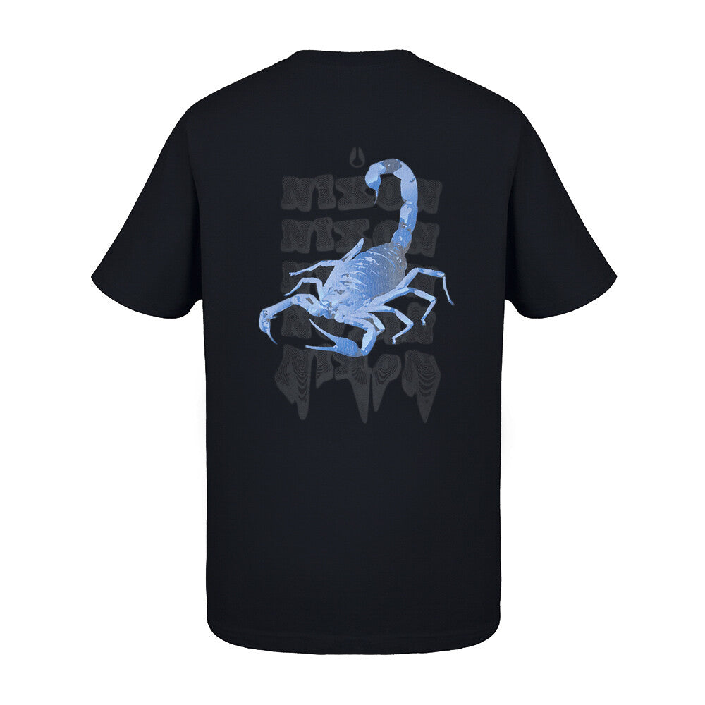 Polera Nixon Men Blue Scorpio Black