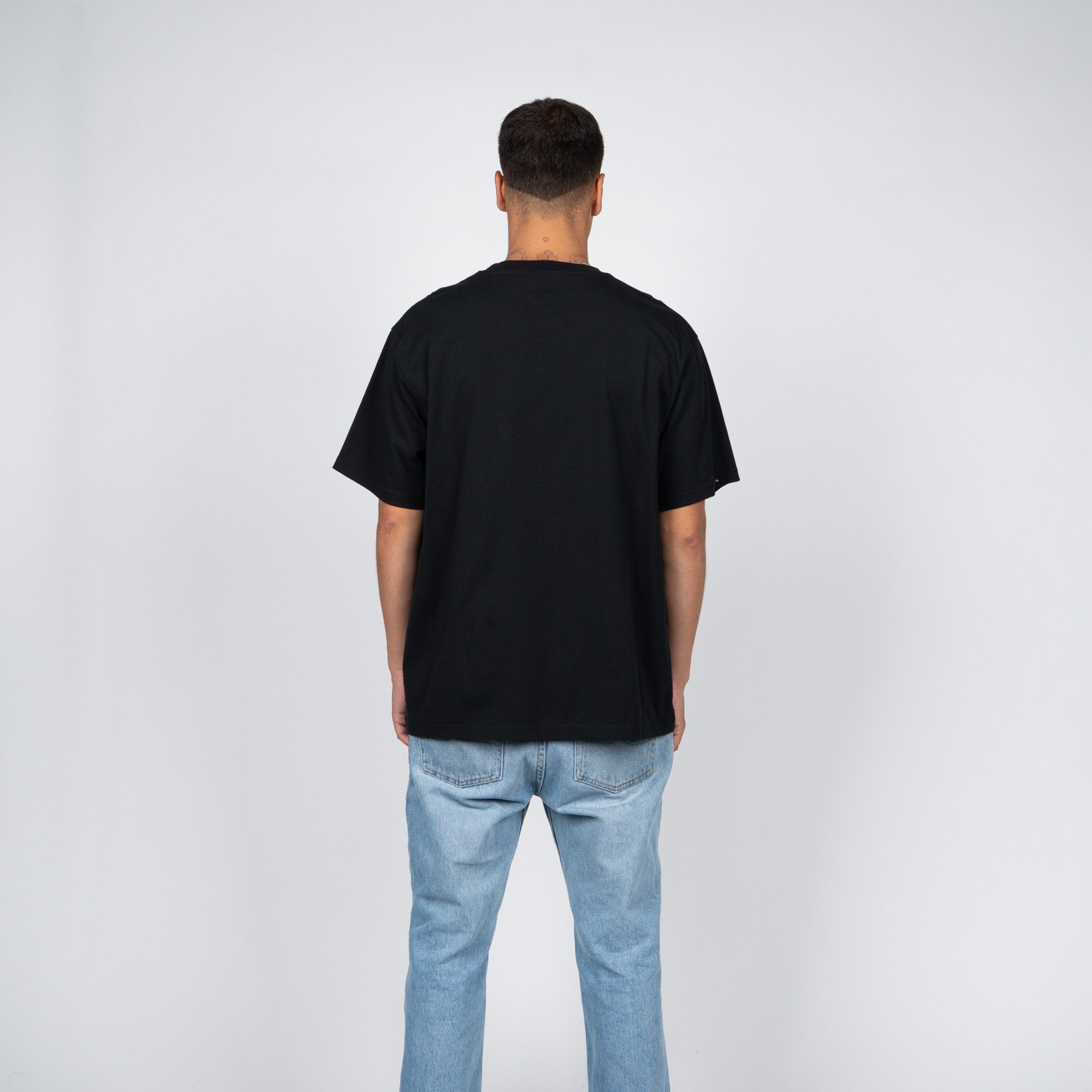 Polera Nixon Men Tiny Logo Black