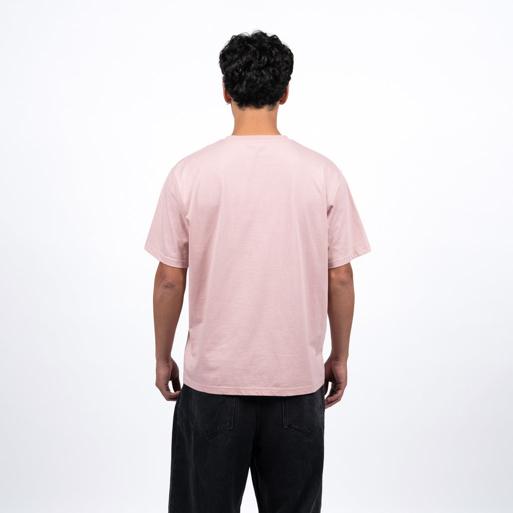 Polera Nixon Men Tiny Logo Pink