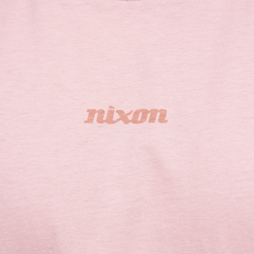 Polera Nixon Men Tiny Logo Pink
