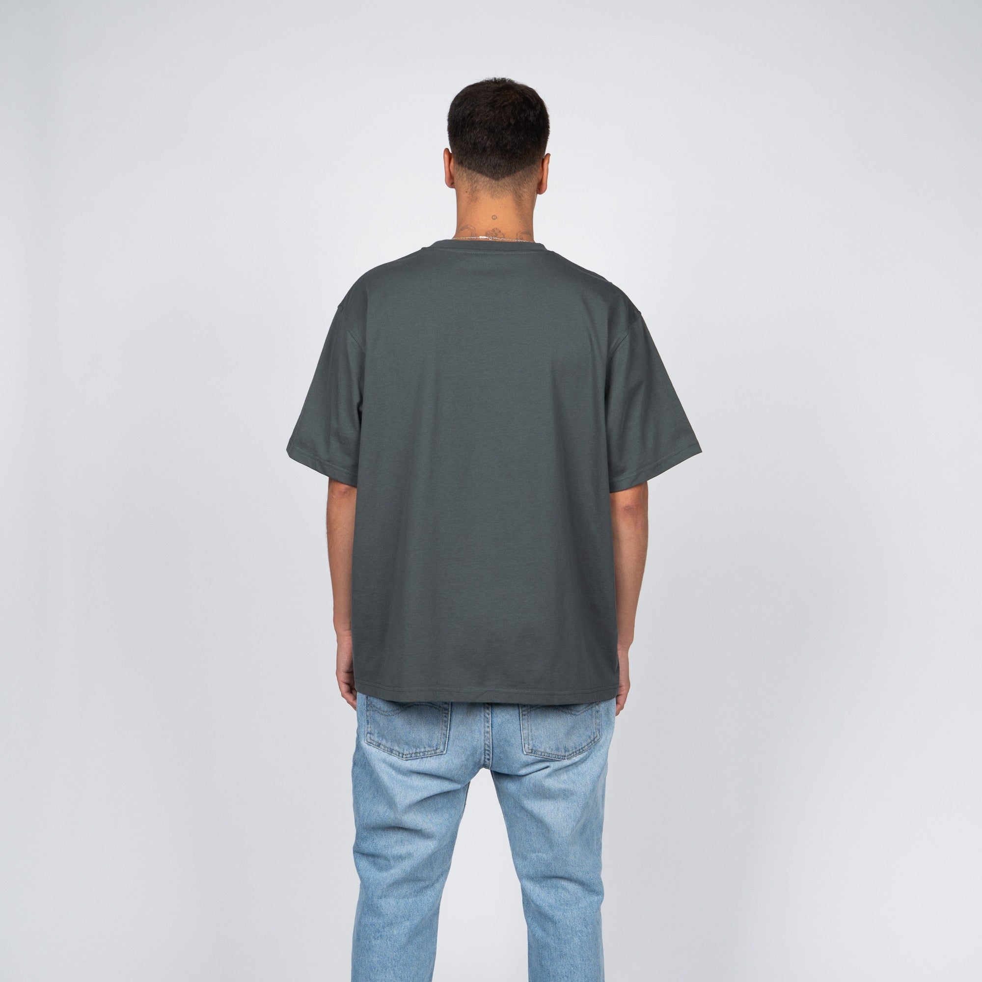 Polera Nixon Men Tiny Logo Green