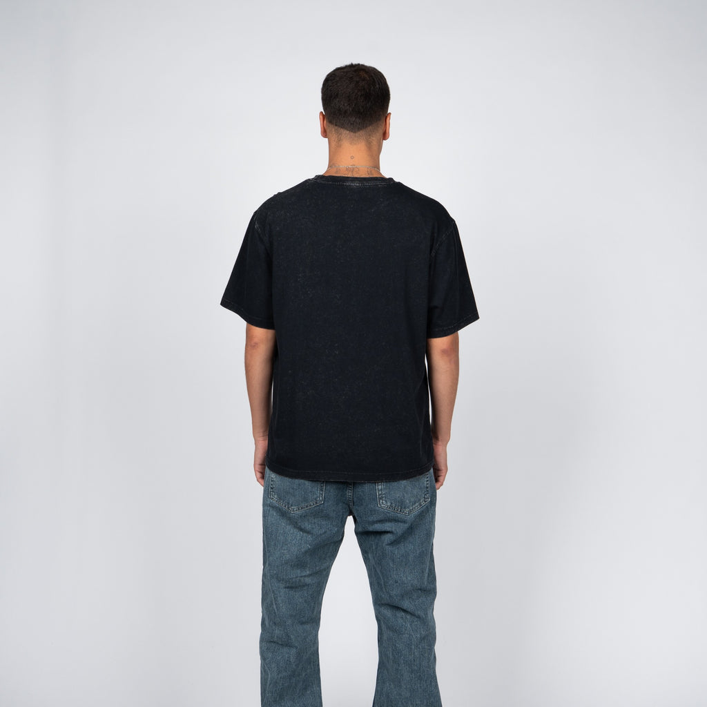 Polera Nixon Men Pocket Washed Black