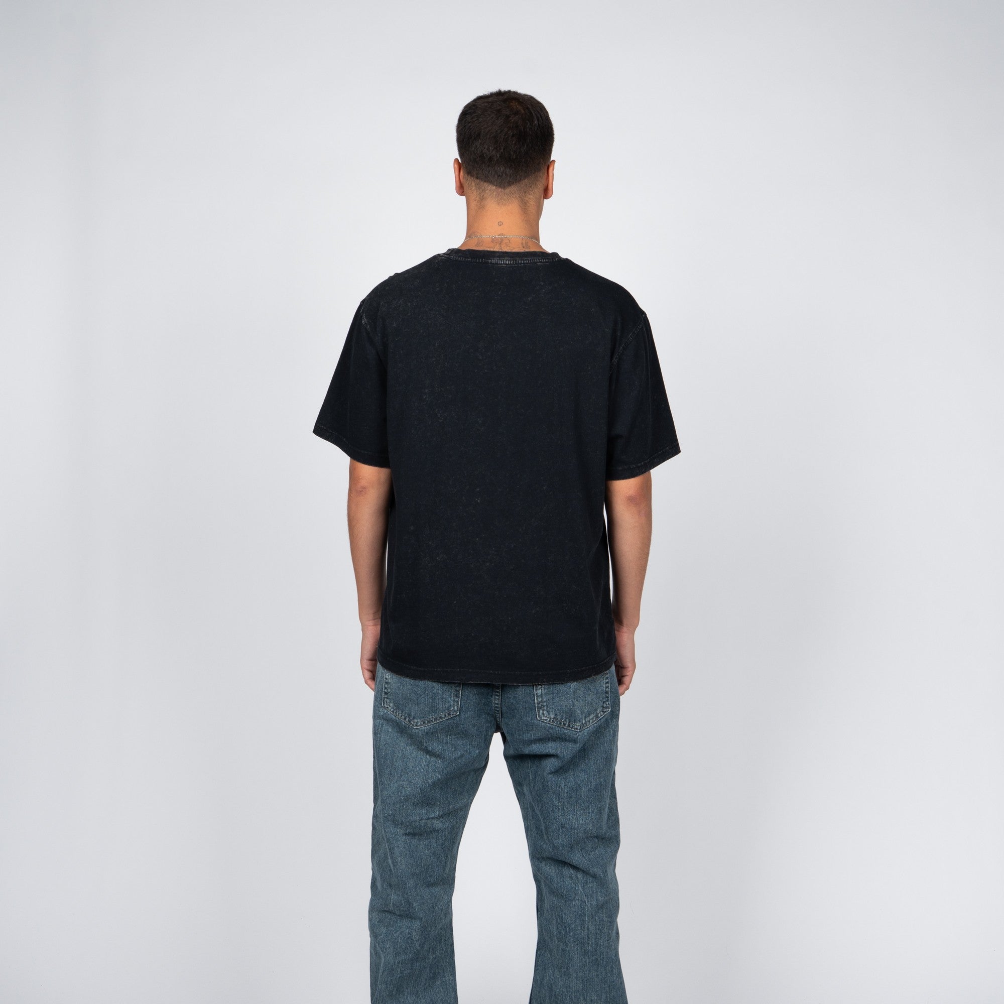 Polera Nixon Men Pocket Washed Black