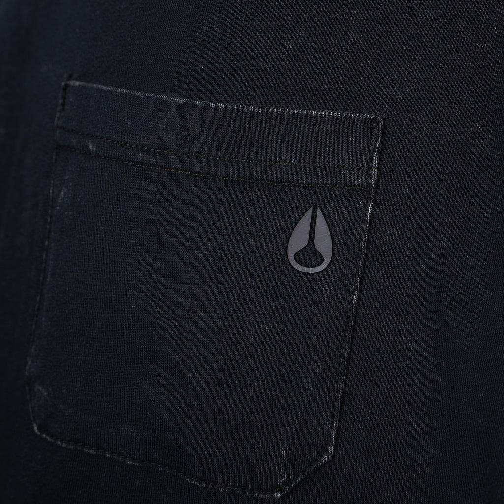 Polera Nixon Men Pocket Washed Black