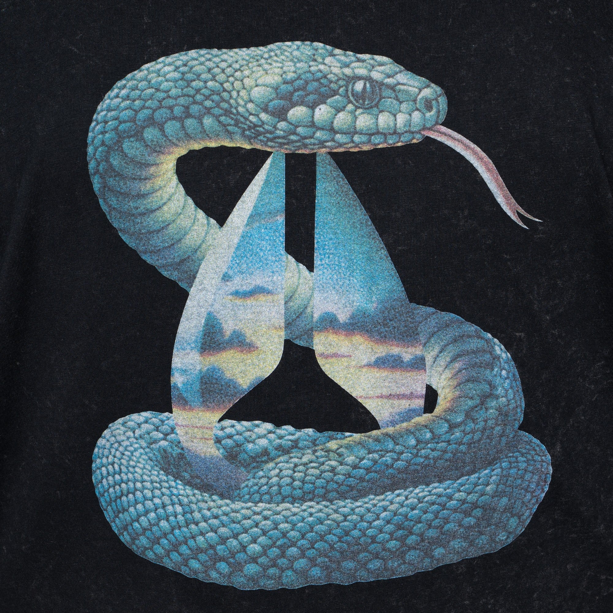 Polera Nixon Men Blue Snake Black