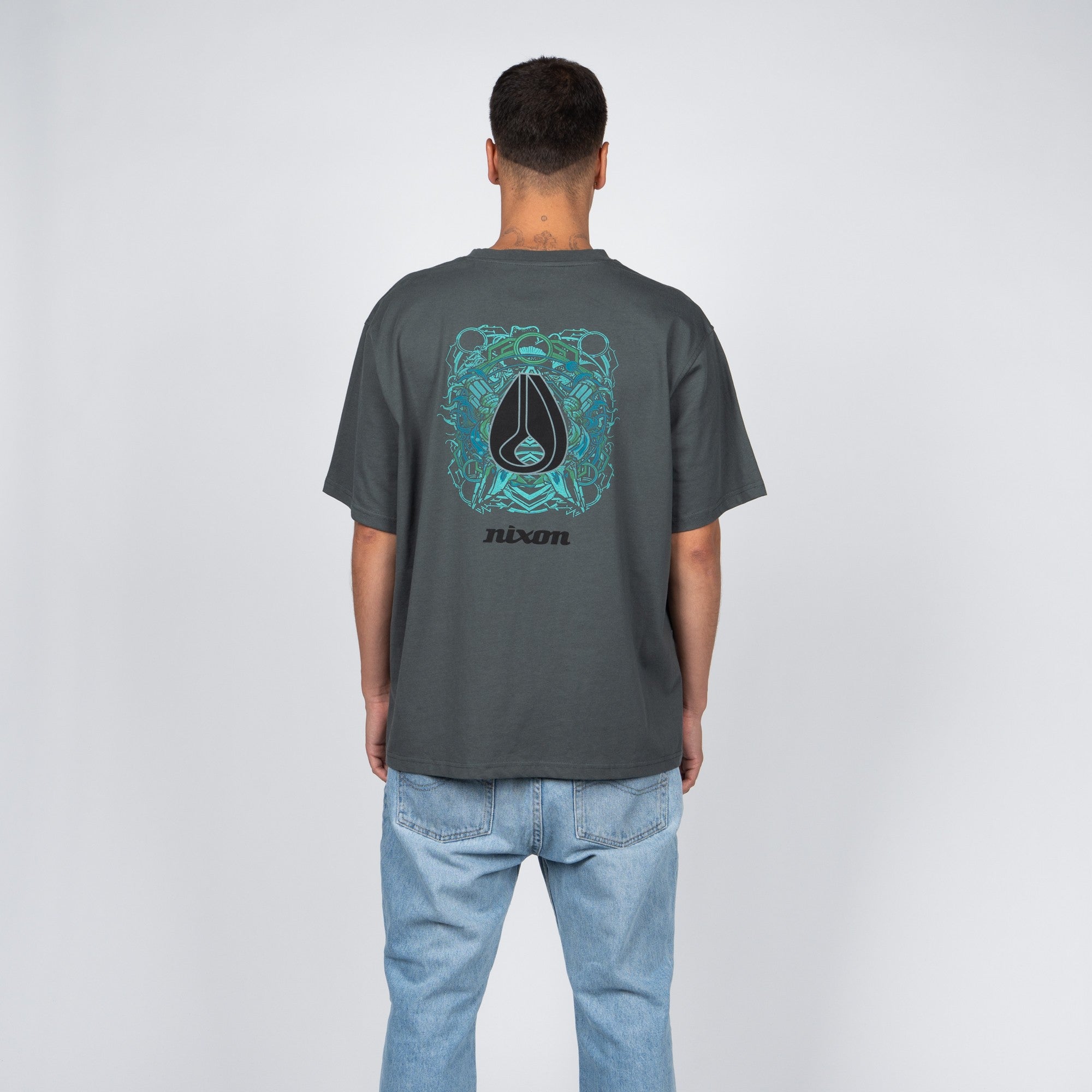 Polera Nixon Men Pistons Green