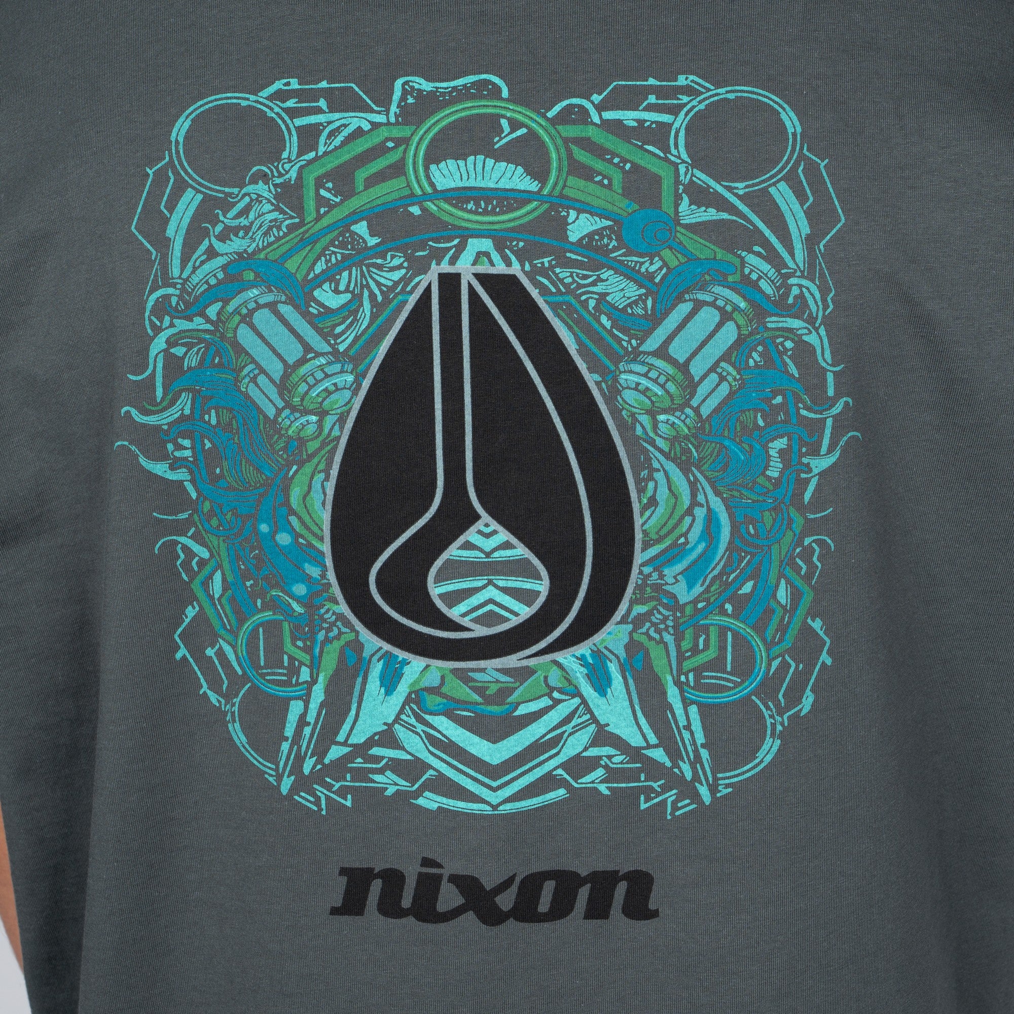 Polera Nixon Men Pistons Green