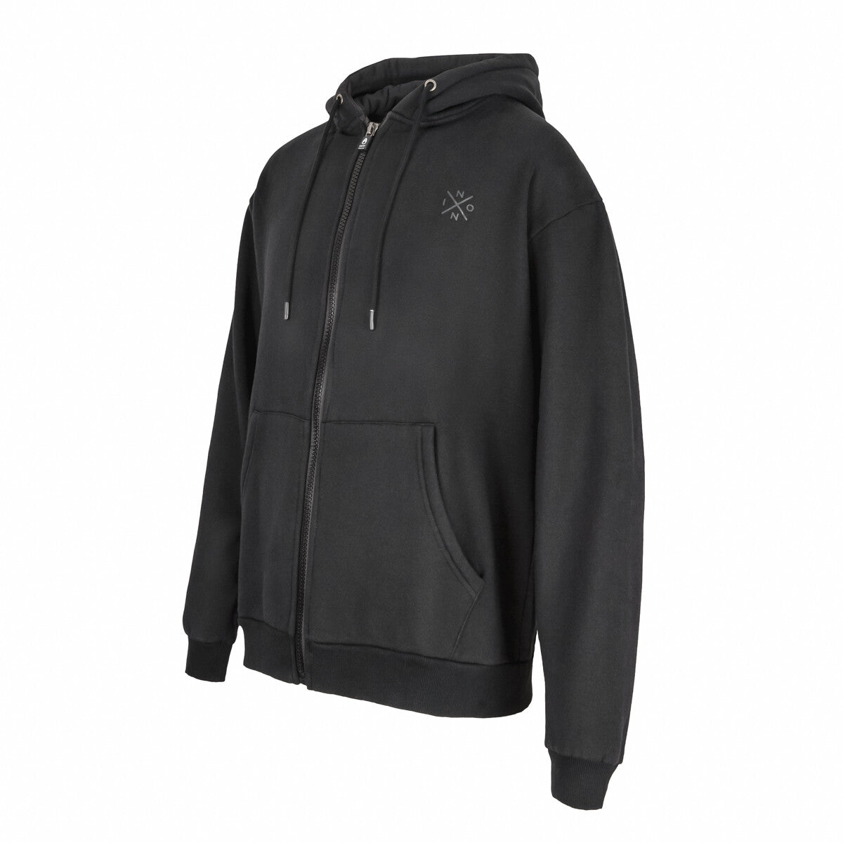 Polerón Nixon Men Full Zipper Black Cross