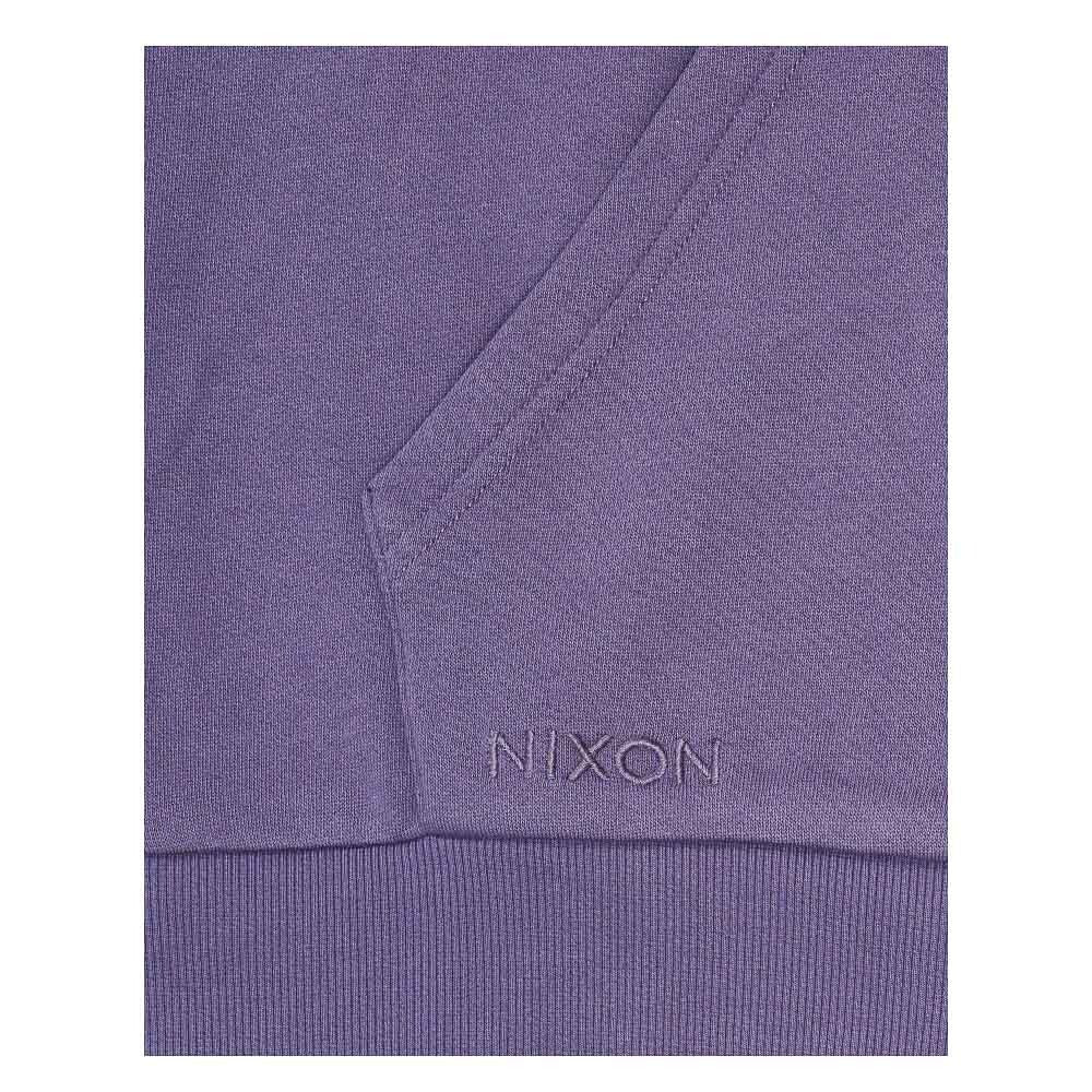 Polerón Nixon Men Full Zipper Tiny logo Light Purple