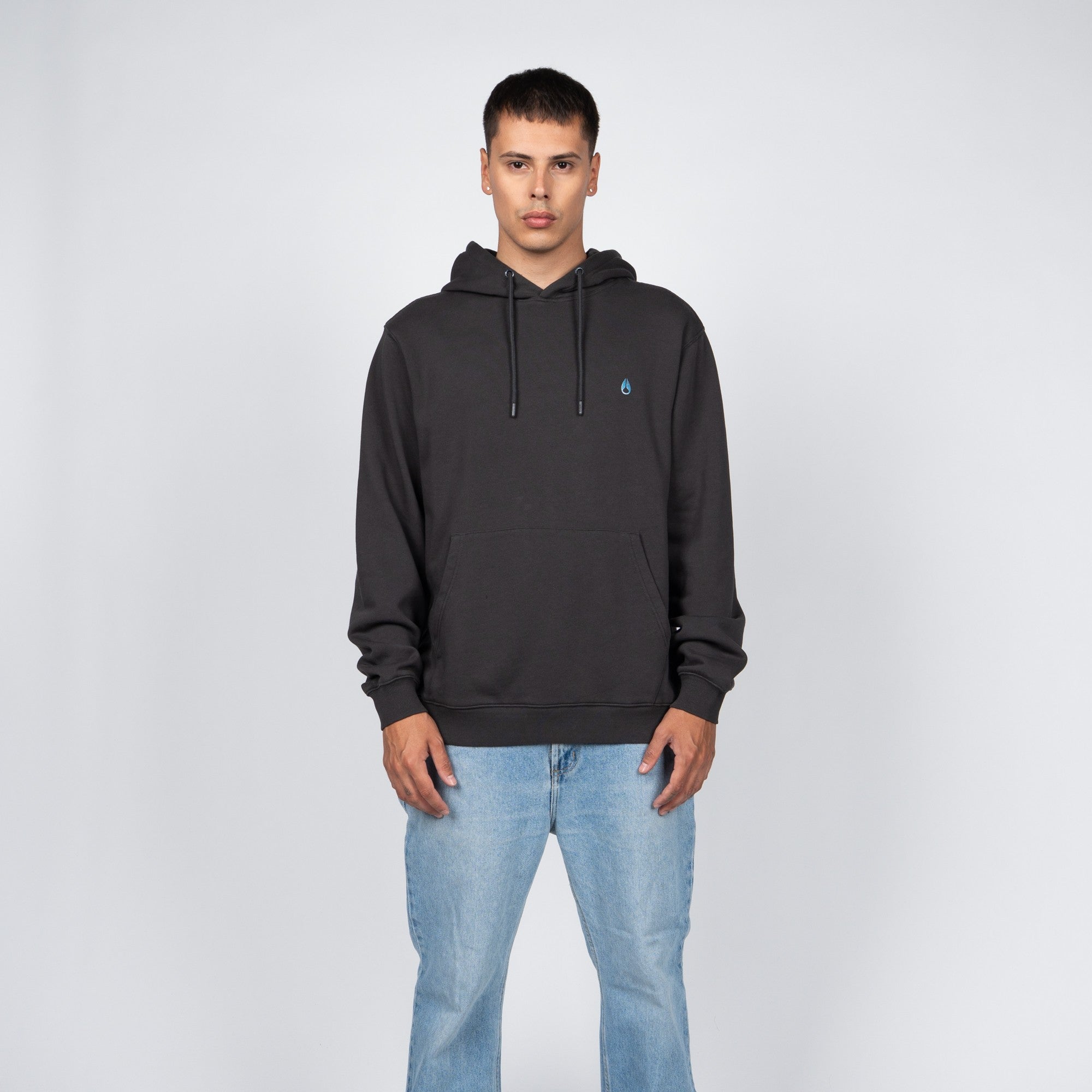 Polerón Hoodie Nixon Men Blue Snake Black