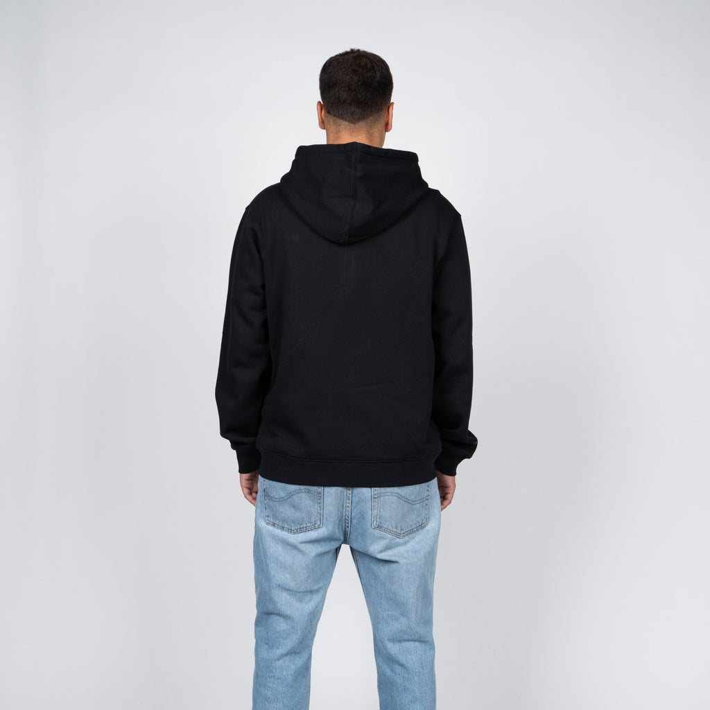 Polerón Full Zipper Nixon Men Tiny Logo Black