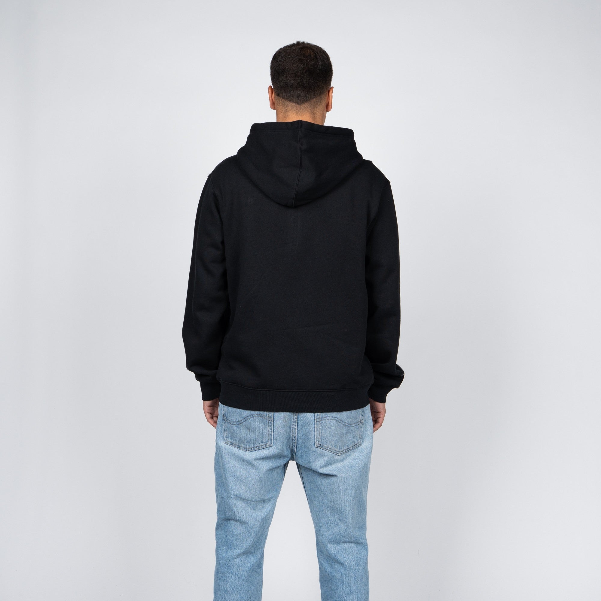 Polerón Full Zipper Nixon Men Tiny Logo Black