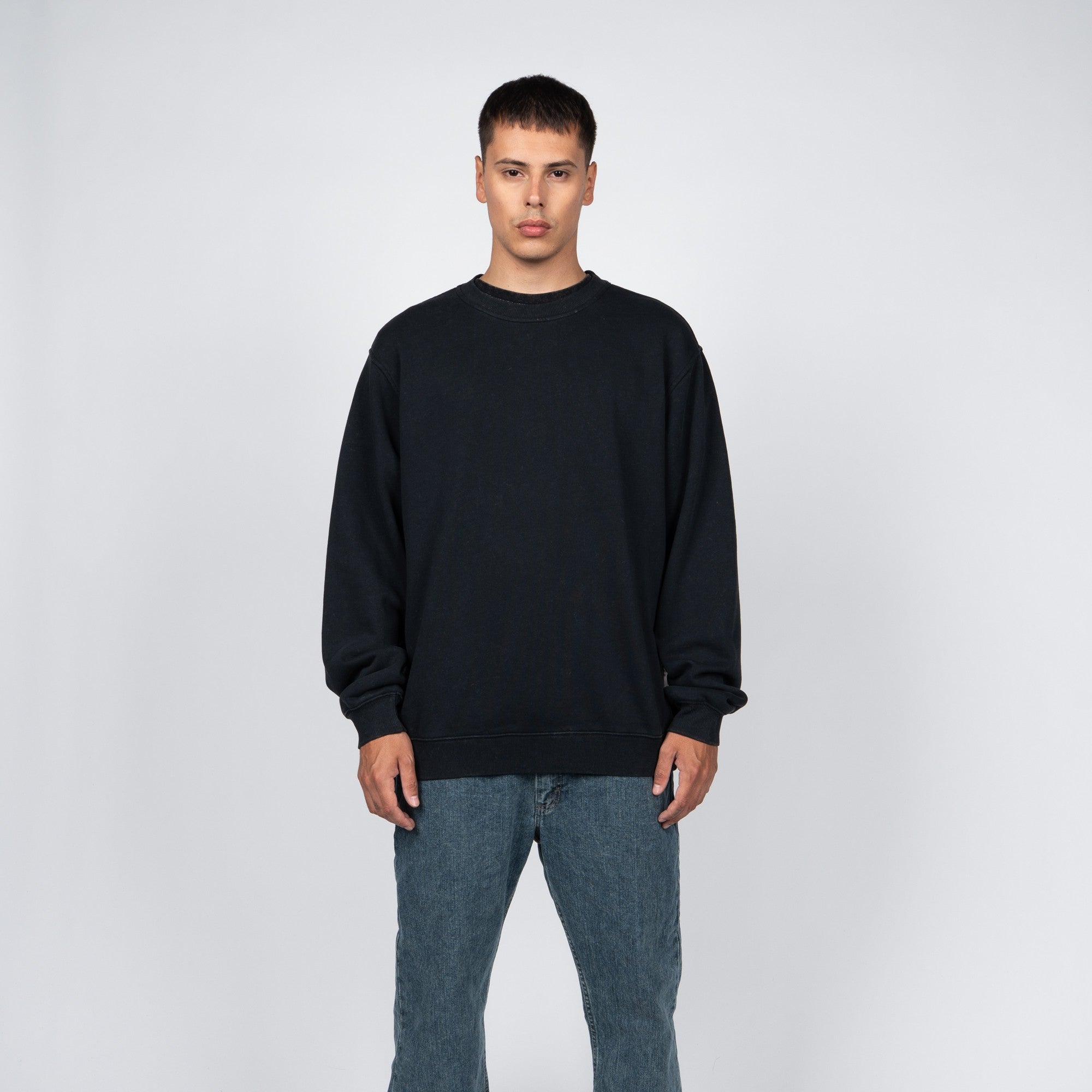 Polerón Nixon Men Classic Crew Black