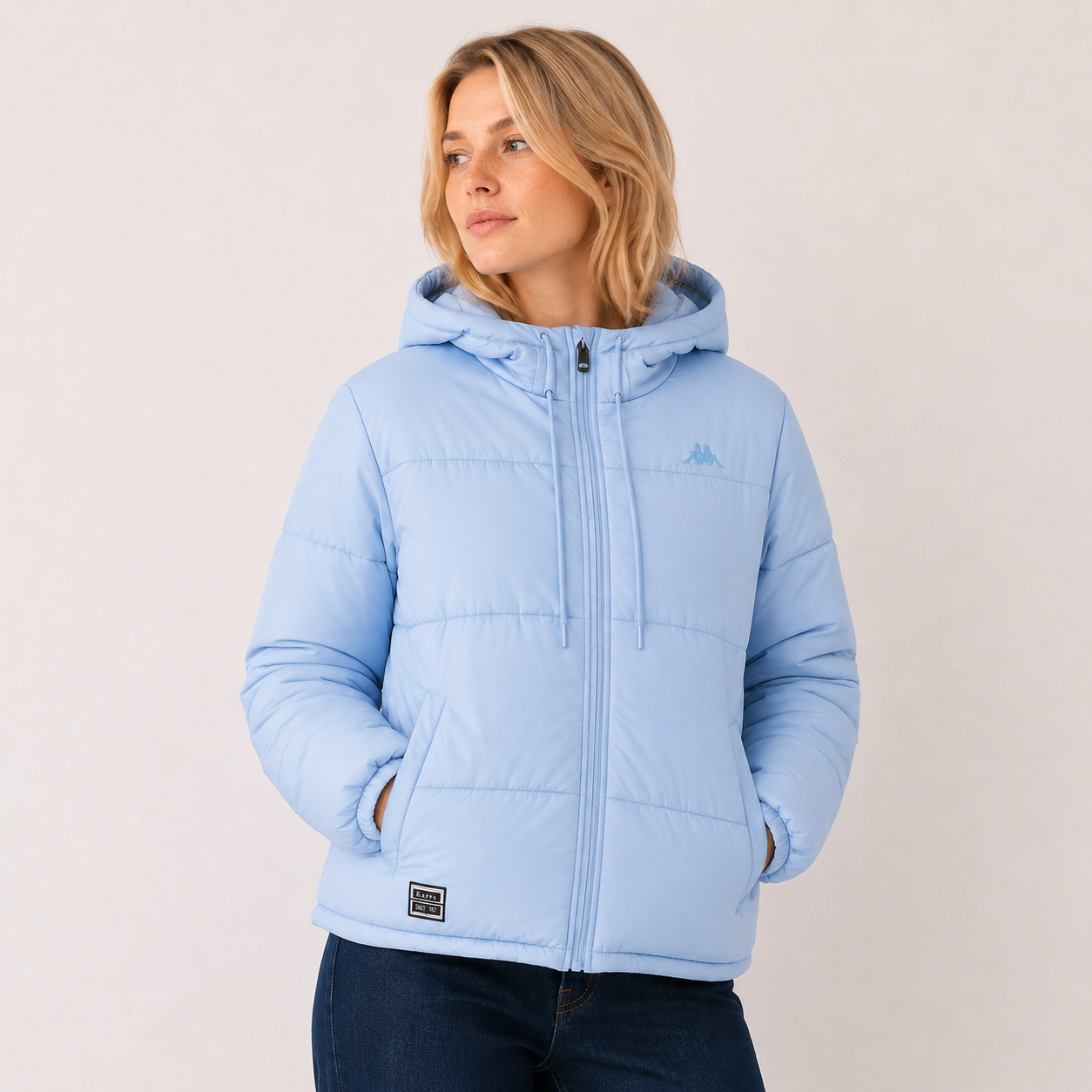 Parka Women Kappa Light Blue