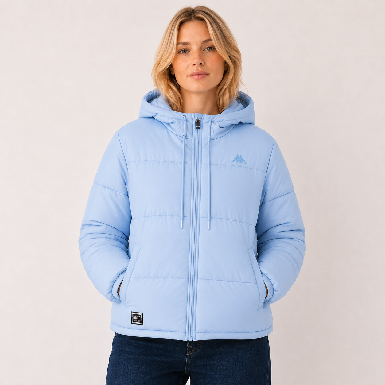 Parka Women Kappa Light Blue