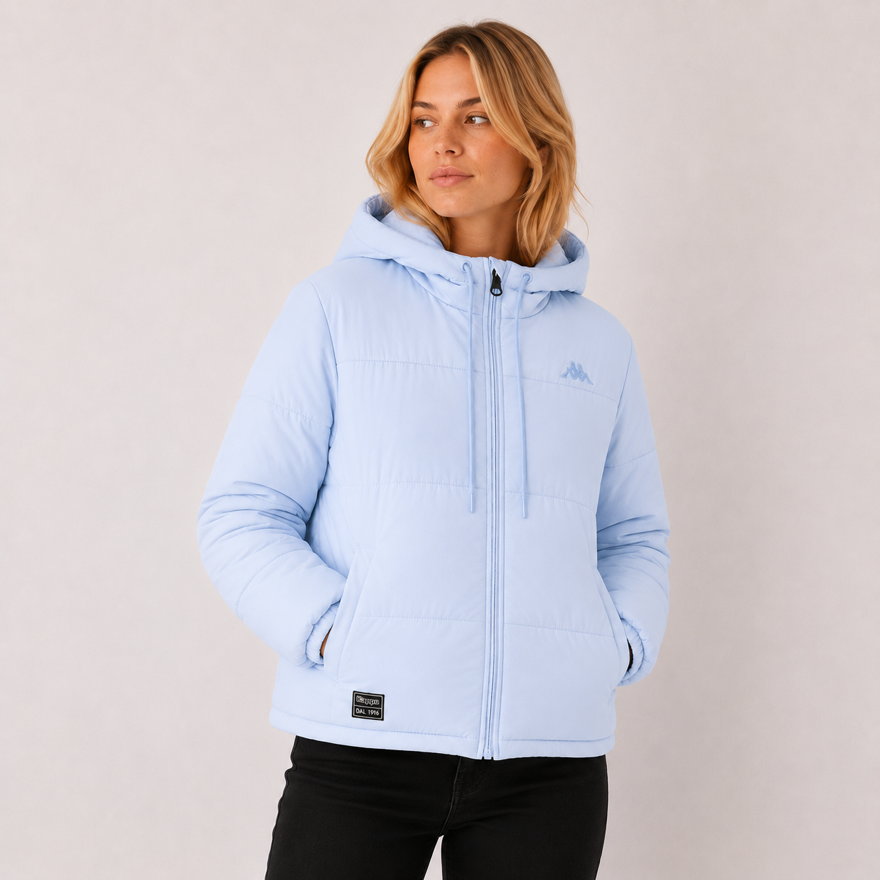 Parka Women Kappa Light Blue