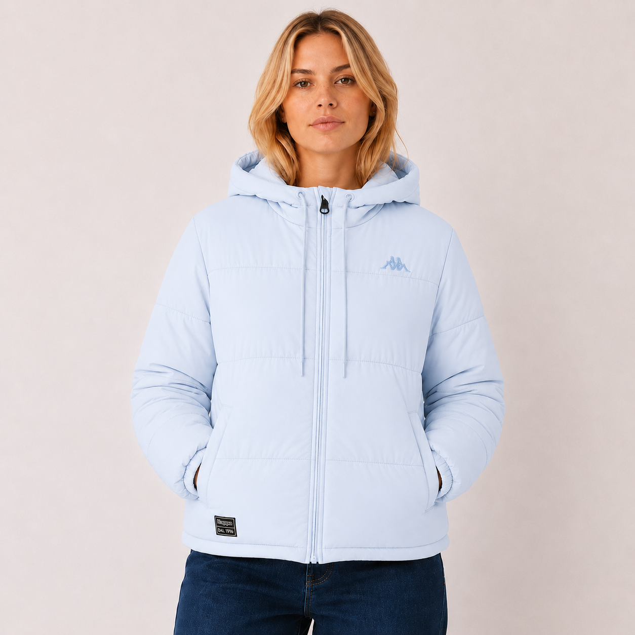 Parka Women Kappa Light Blue