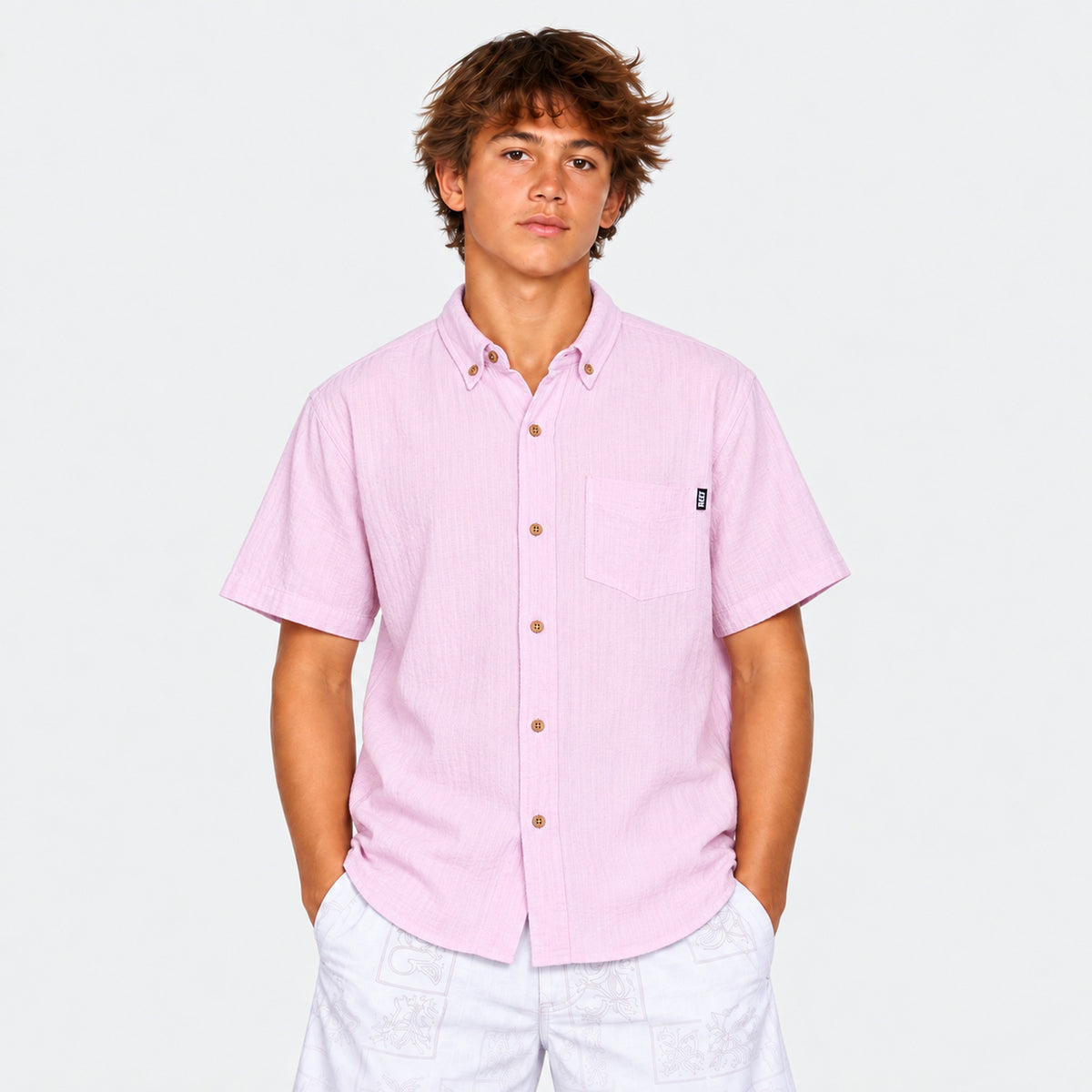 Camisa Reef Kids Rosa