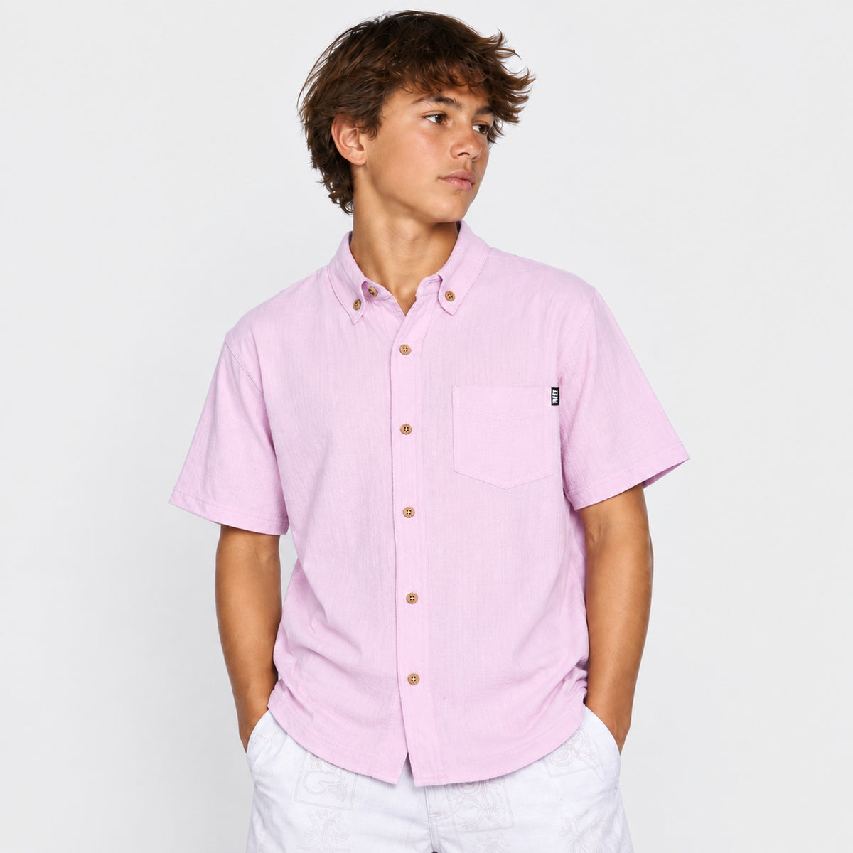 Camisa Reef Kids Rosa