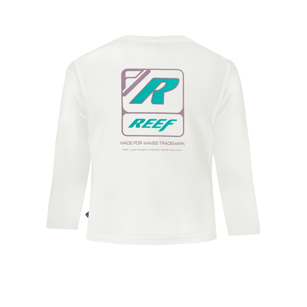 Polera Manga Larga Kids Reef White
