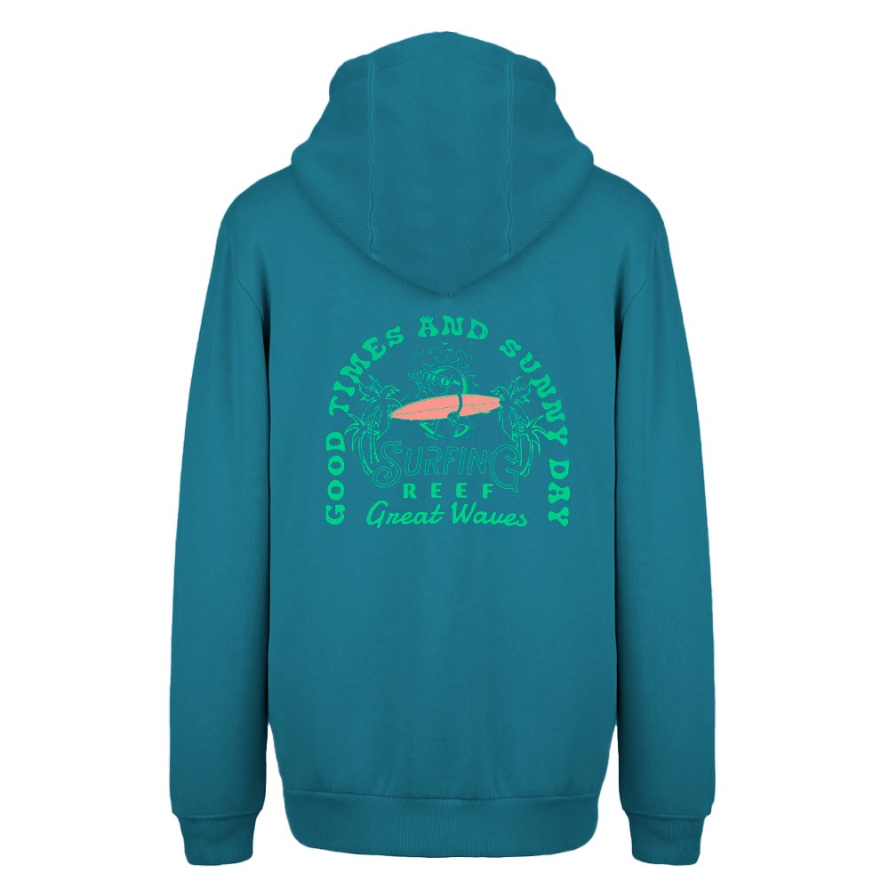 Poleron Full Zipper Kids Reef Blue
