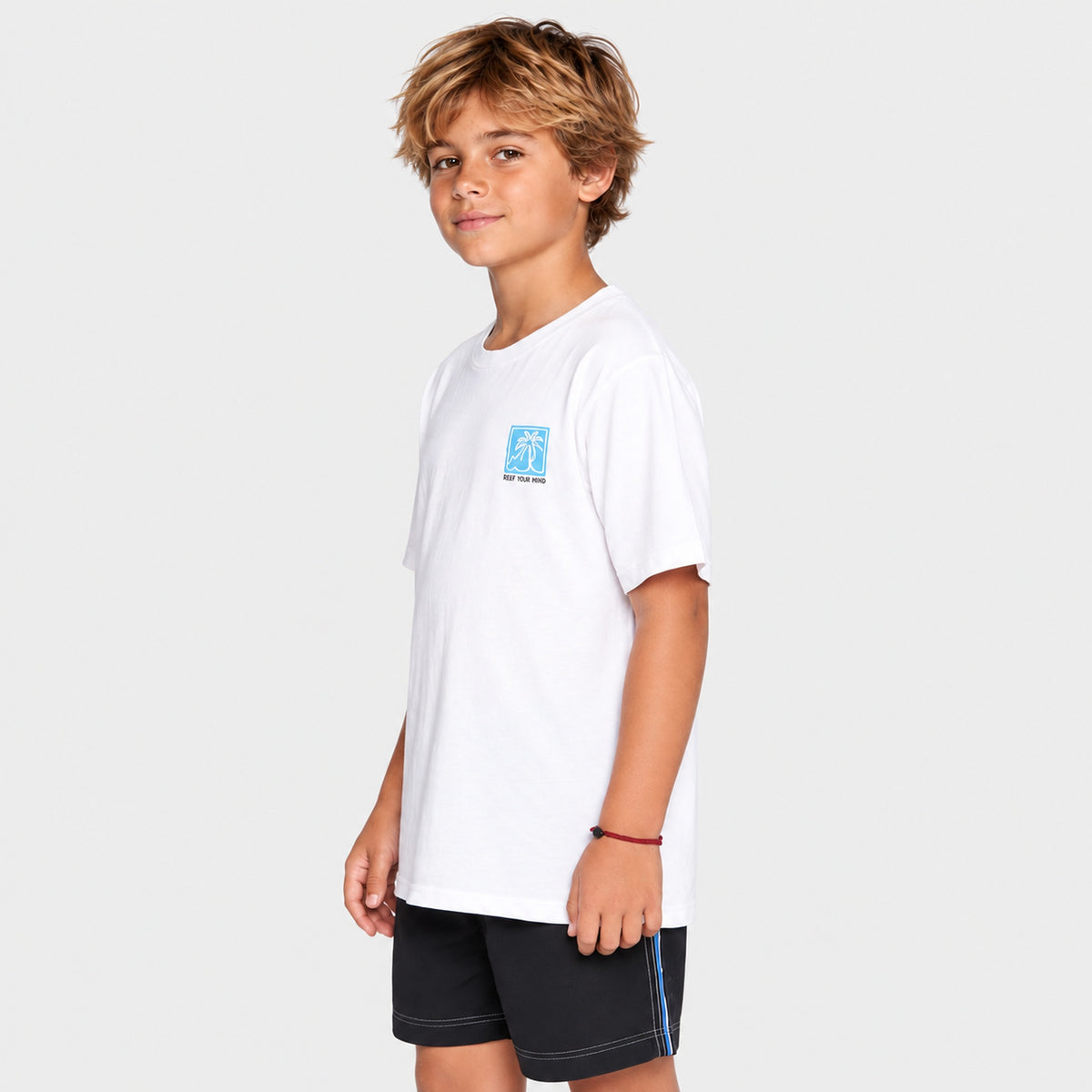 Polera Reef Kids Tiny Print White