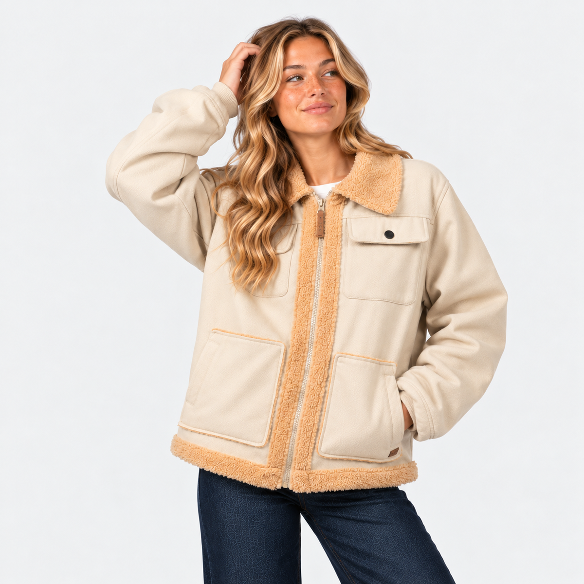 Casaca Reef Women Grey Orange