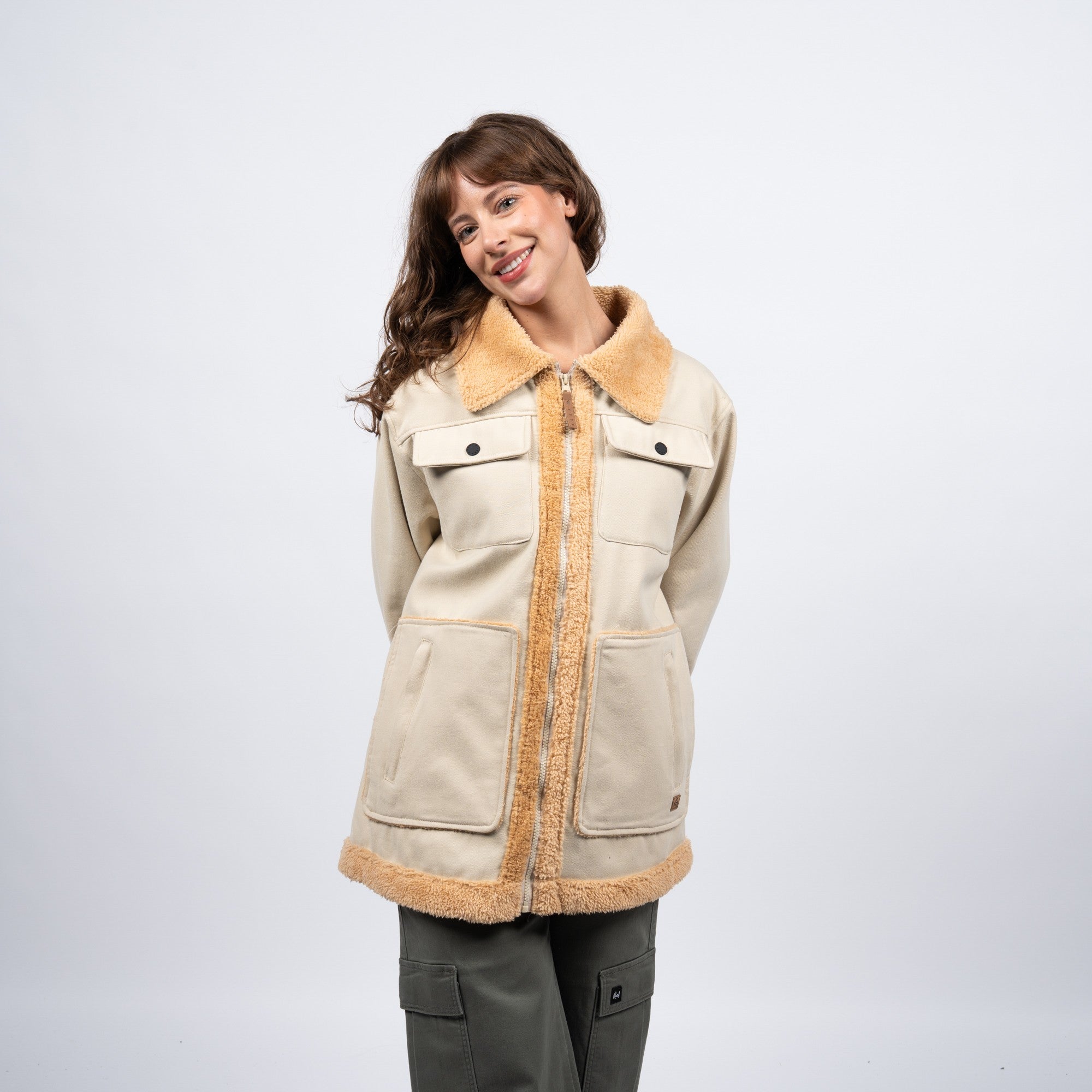 Casaca Reef Women Grey Orange