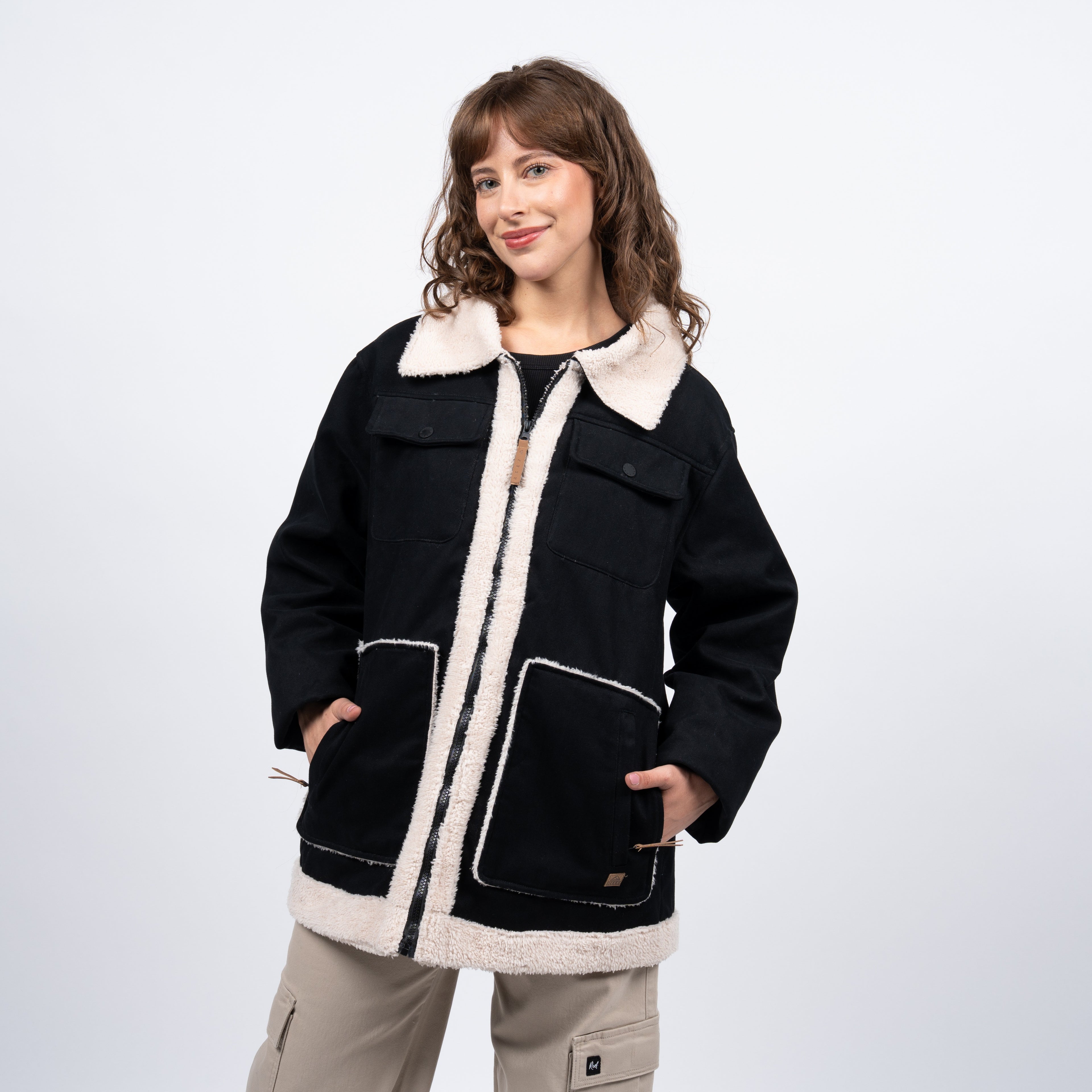 Casaca Reef Women Black Beige