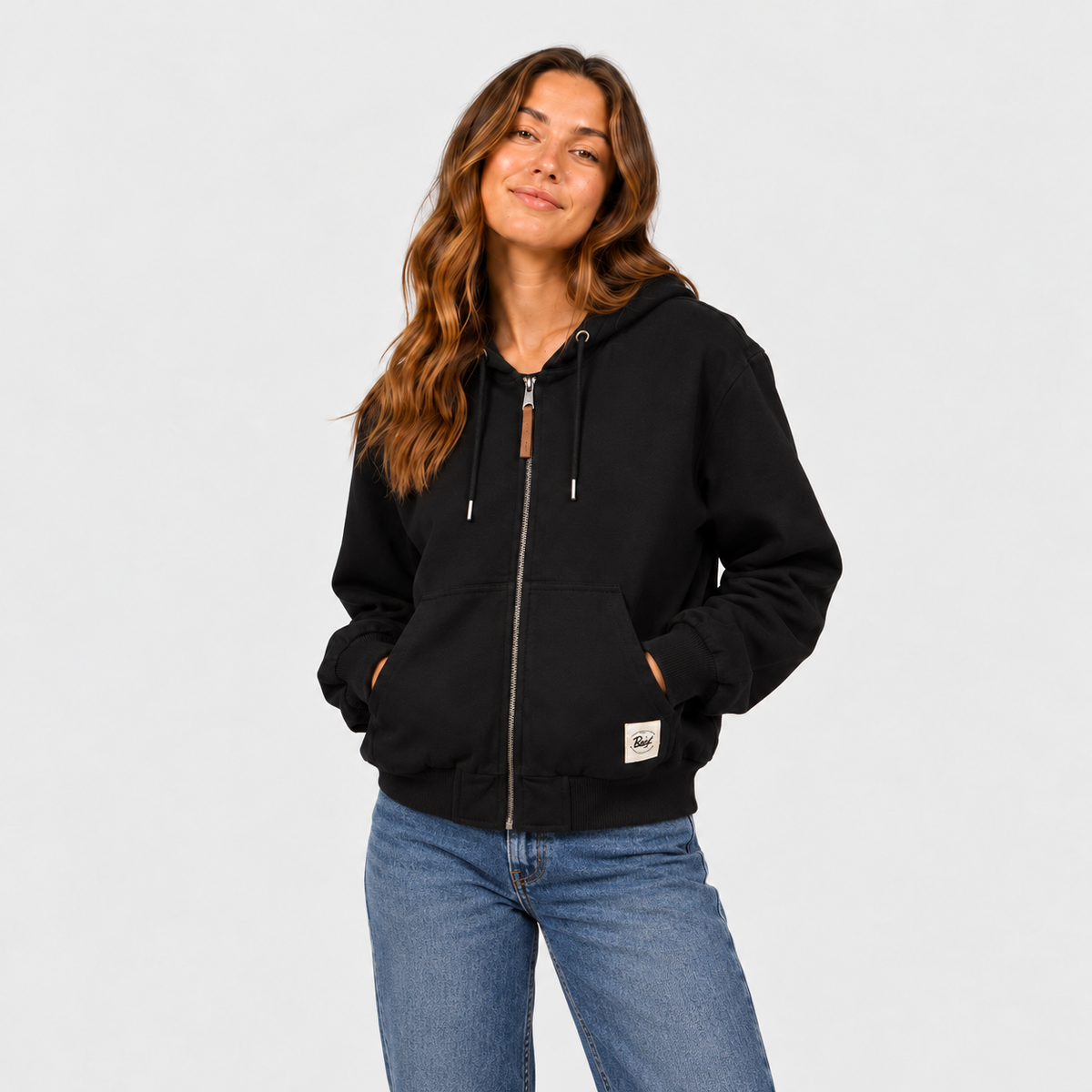 Casaca Reef Women Full Zipper Black