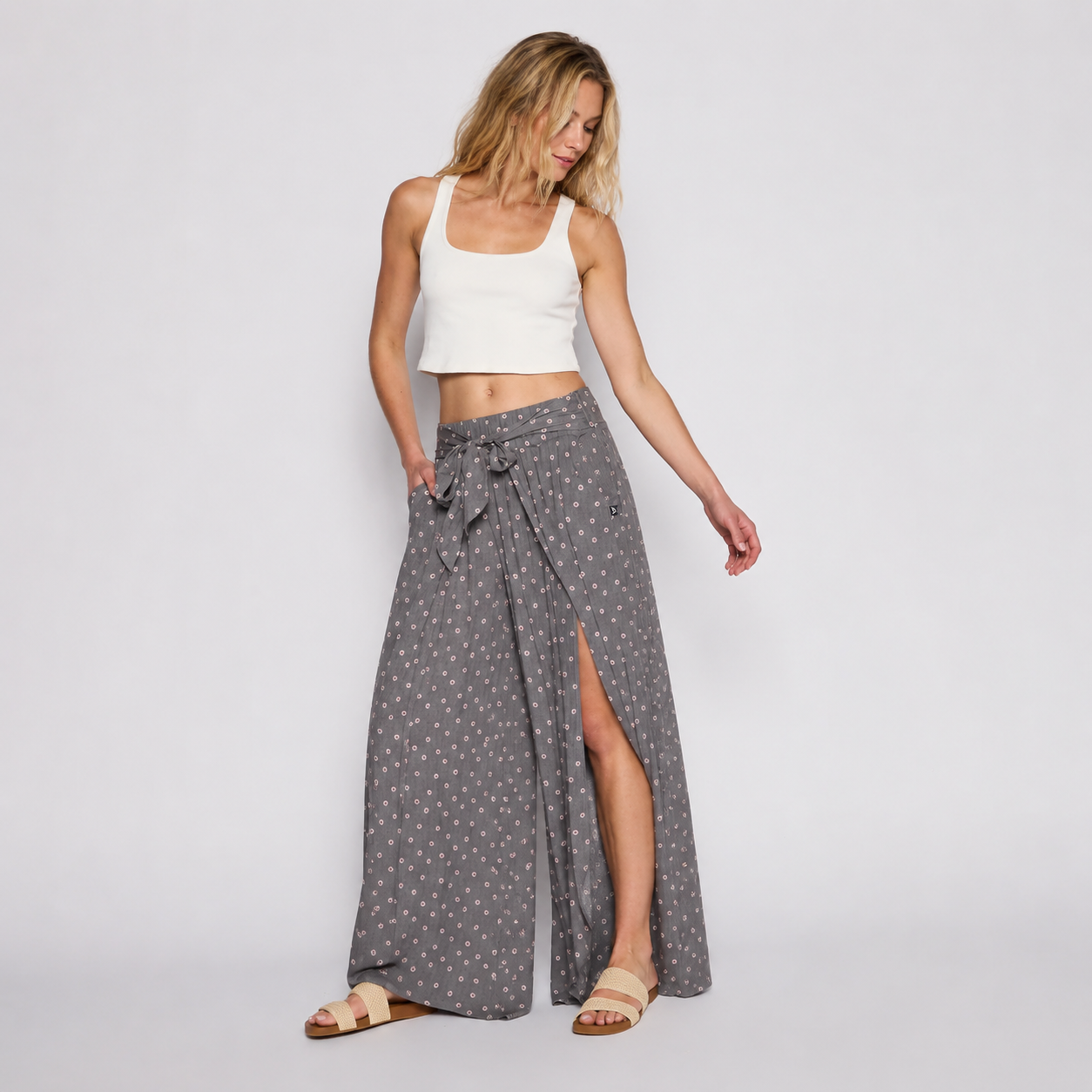 Pantalon Reef  Women Grey Flowers