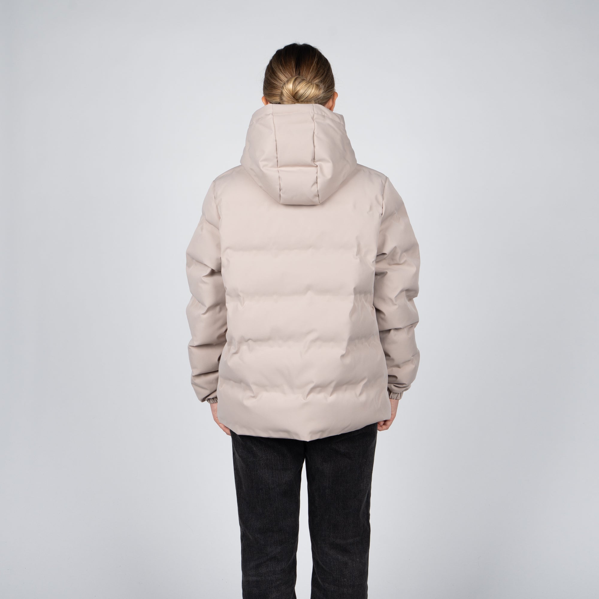 Parka Reef Women Puffer Full Zipper Beige