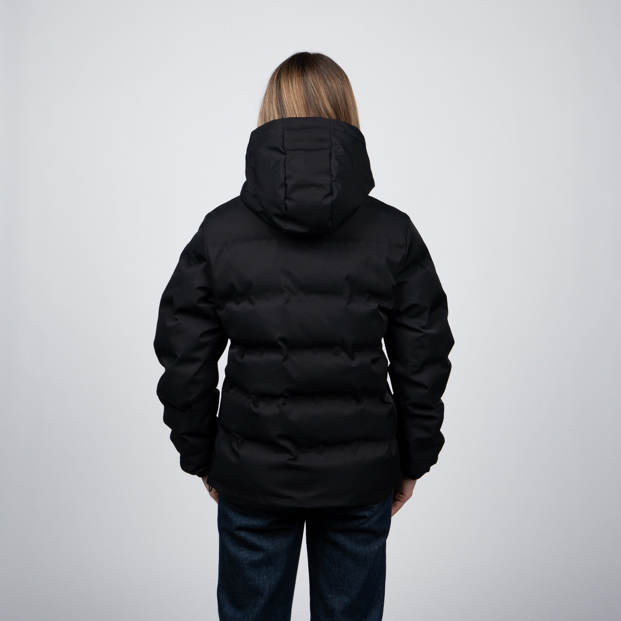 Parka Reef Women Puffer Full Zipper Black