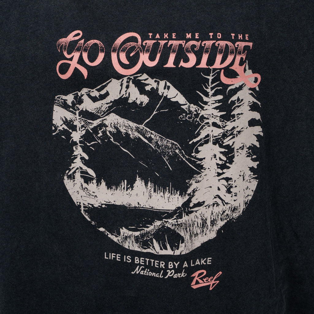 Polera Reef Women Go Outside Black