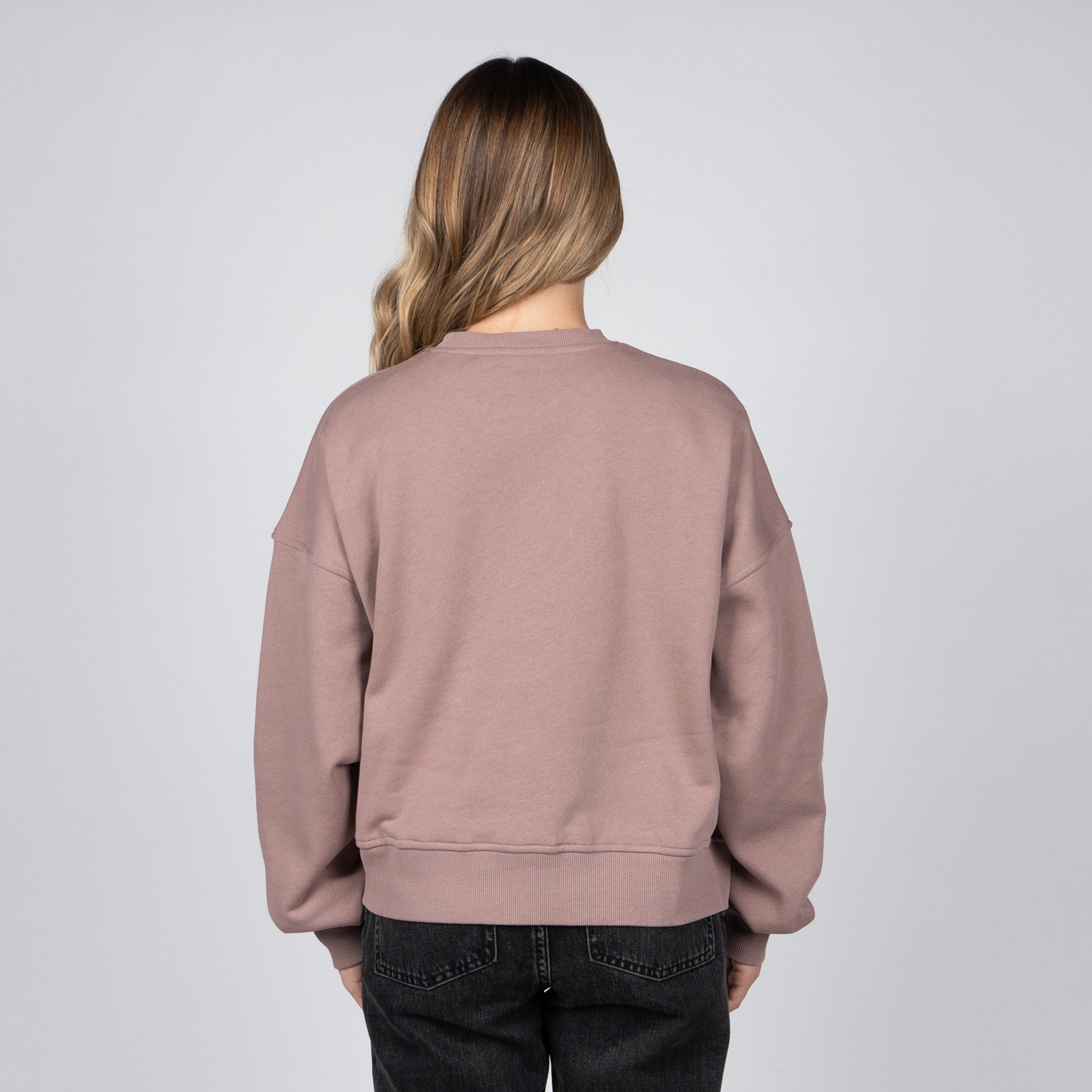 Polerón Crew Women Sisa Soft Brown