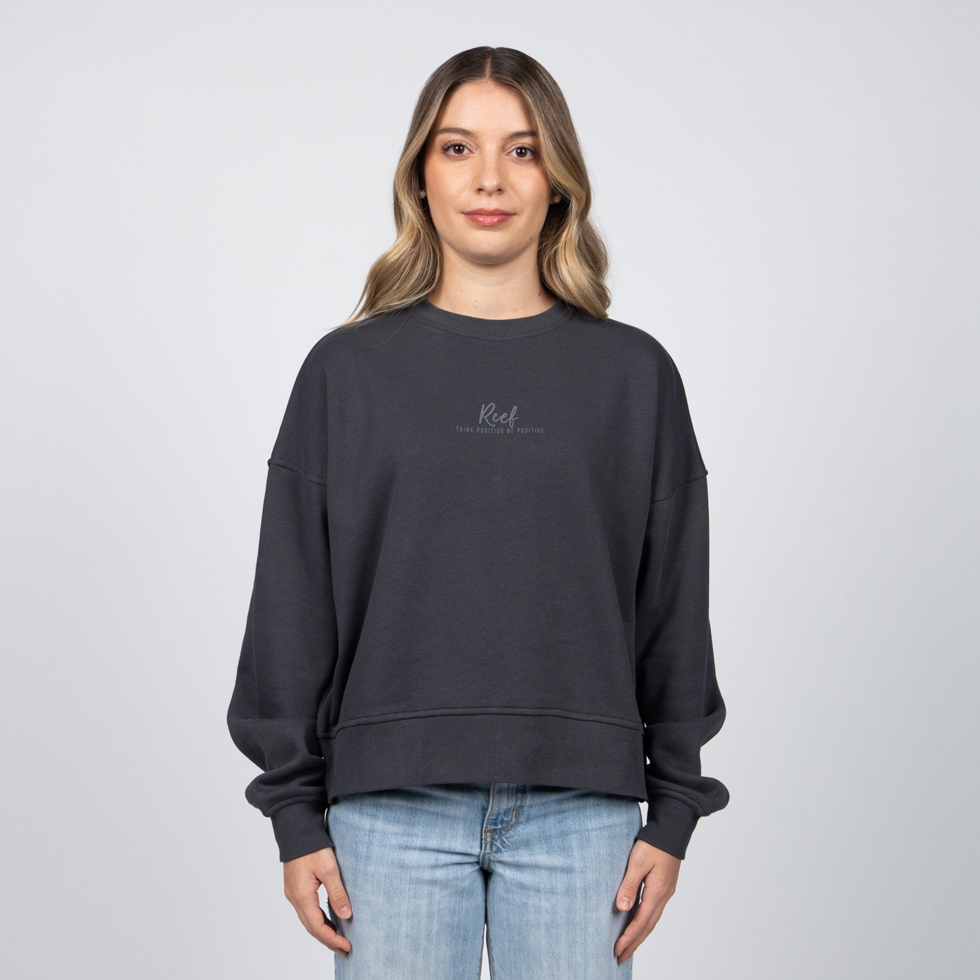 Polerón Crew Women Sisa Grey