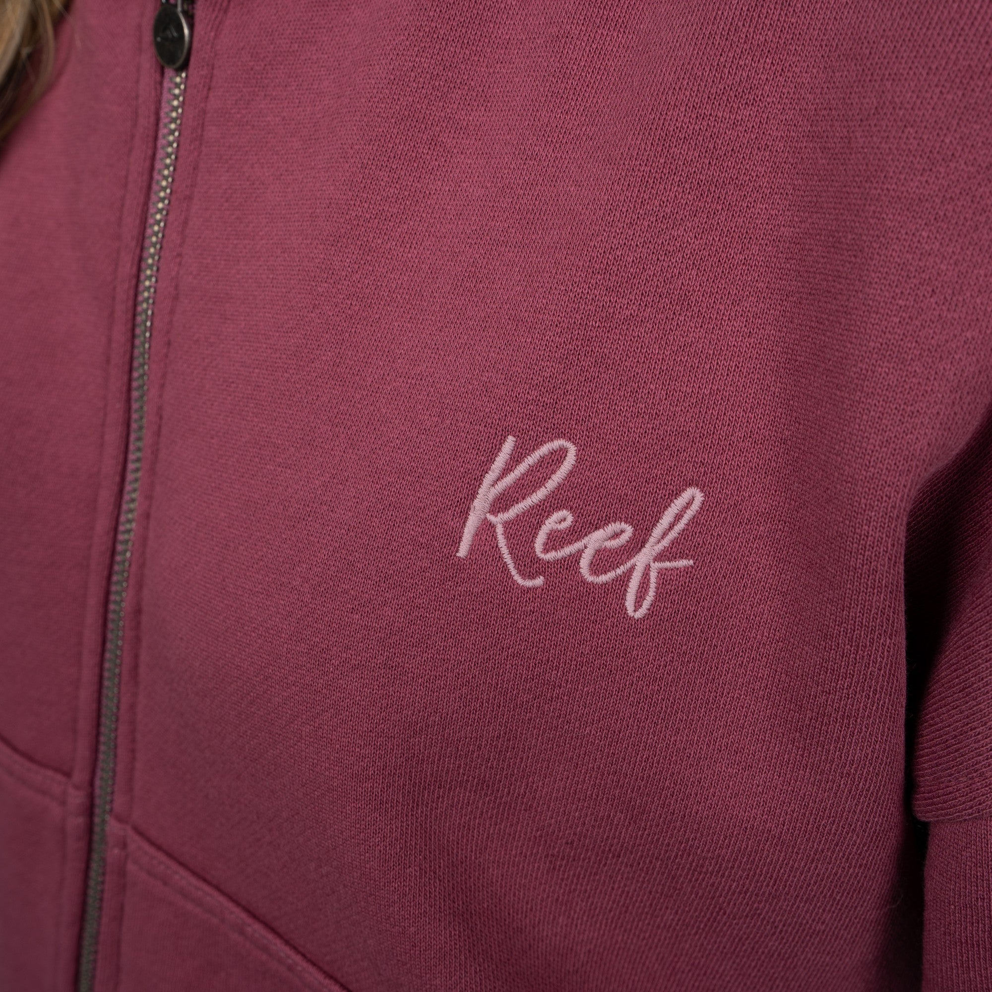 Polerón Full Zipper Reef Women Red