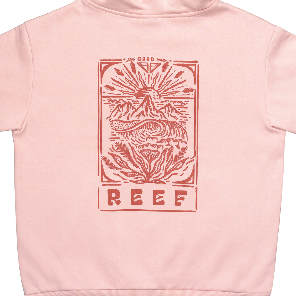 Polerón Mjer Reef Full Zipper Pink