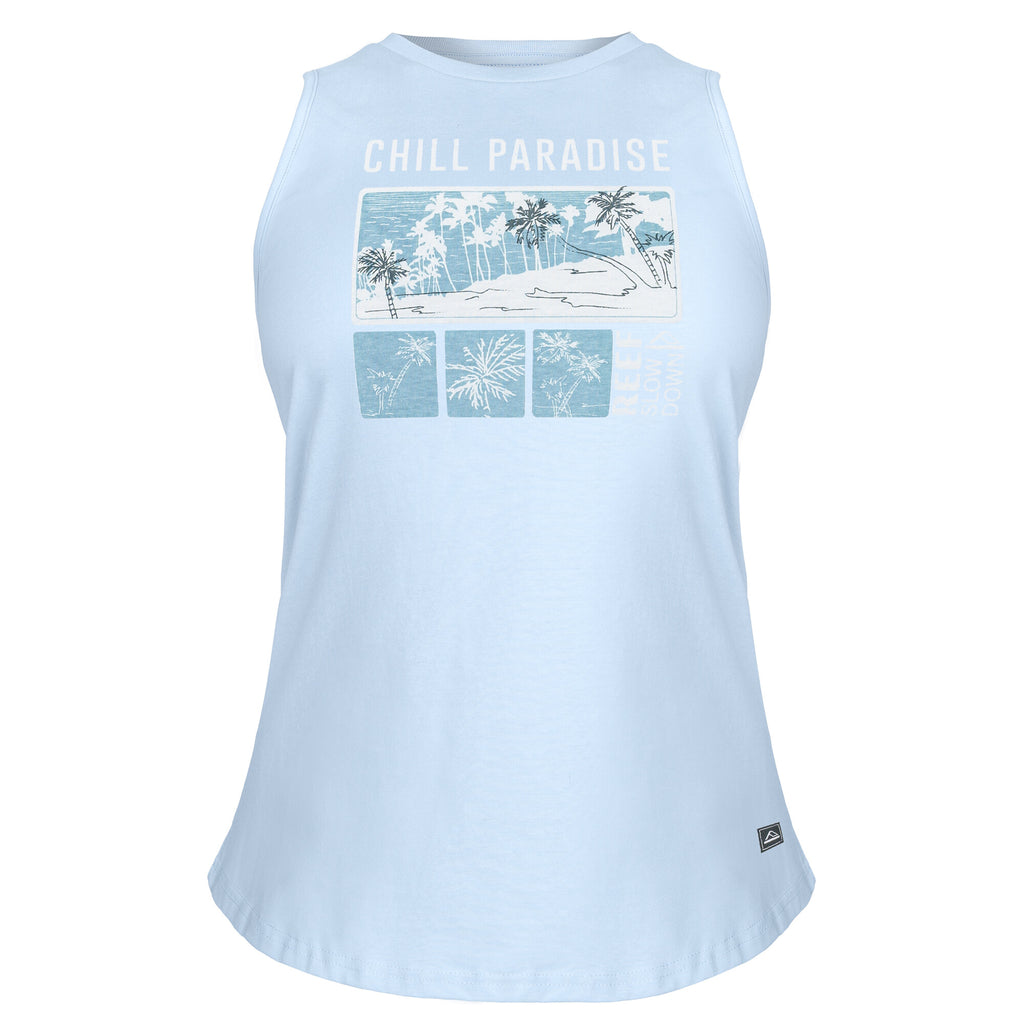 Polera Reef Sin Mangas Women Light Blue
