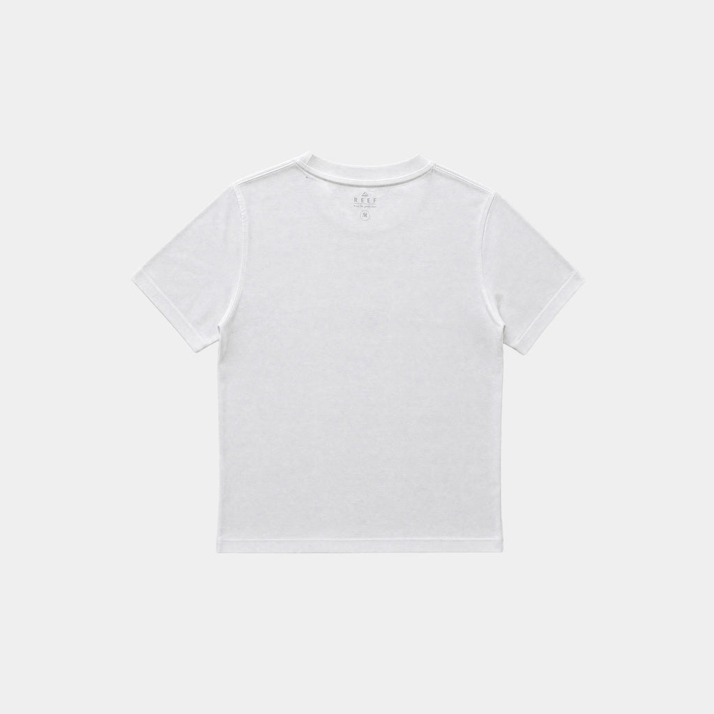 Polera Reef Women Logo White