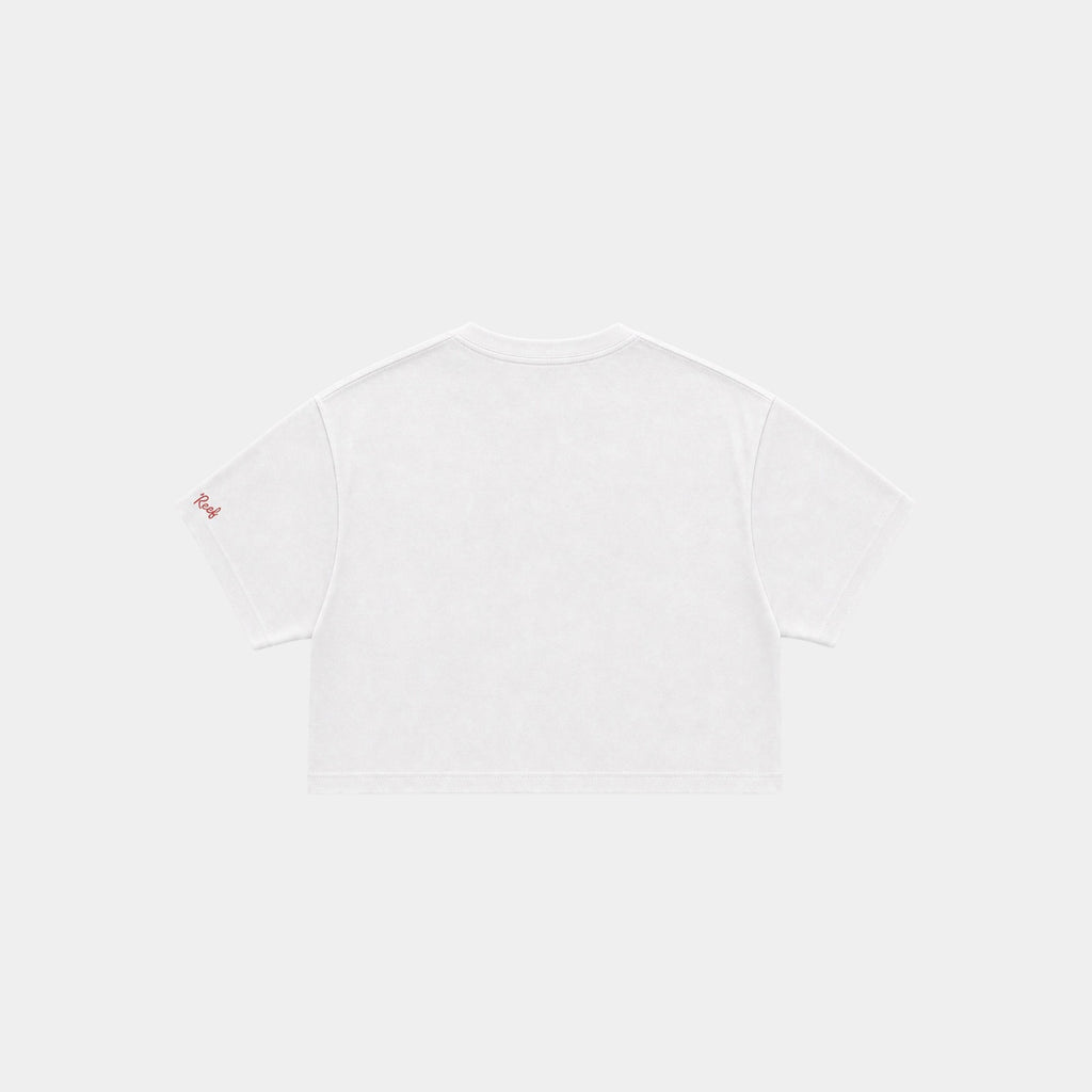 Polera Reef Women Boxy Summer White