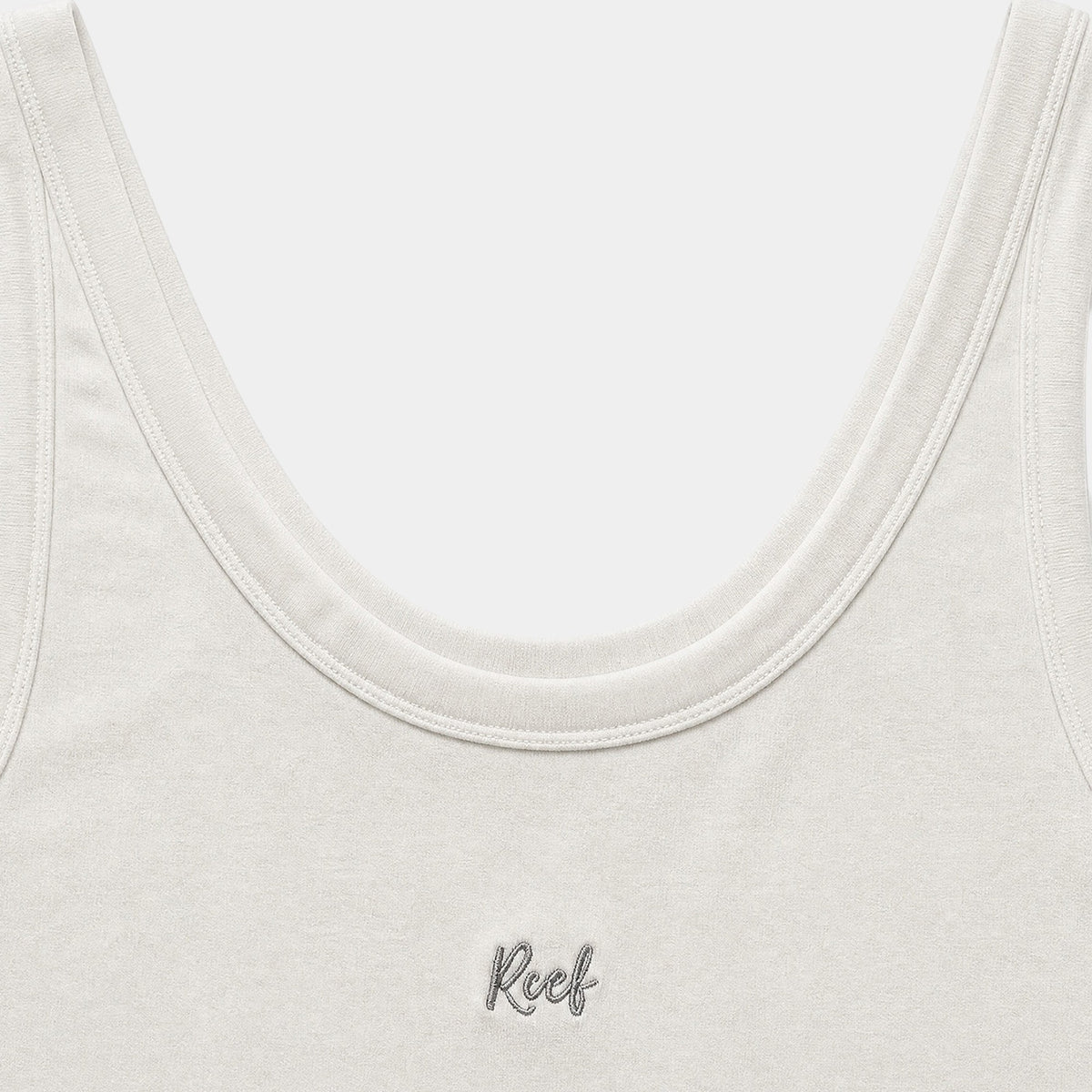Polera Reef Women Rib Top White